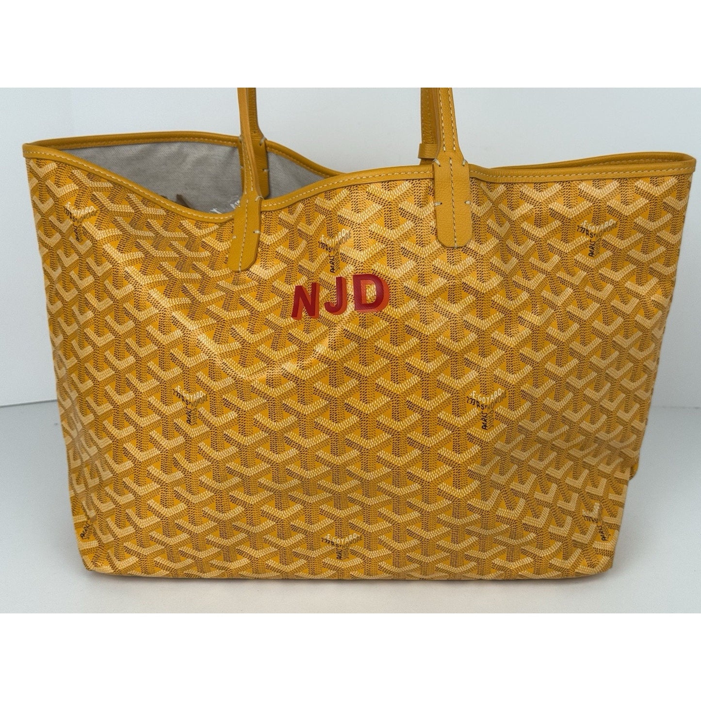 GOYARD Saint Louis PM Tote Bag Yellow