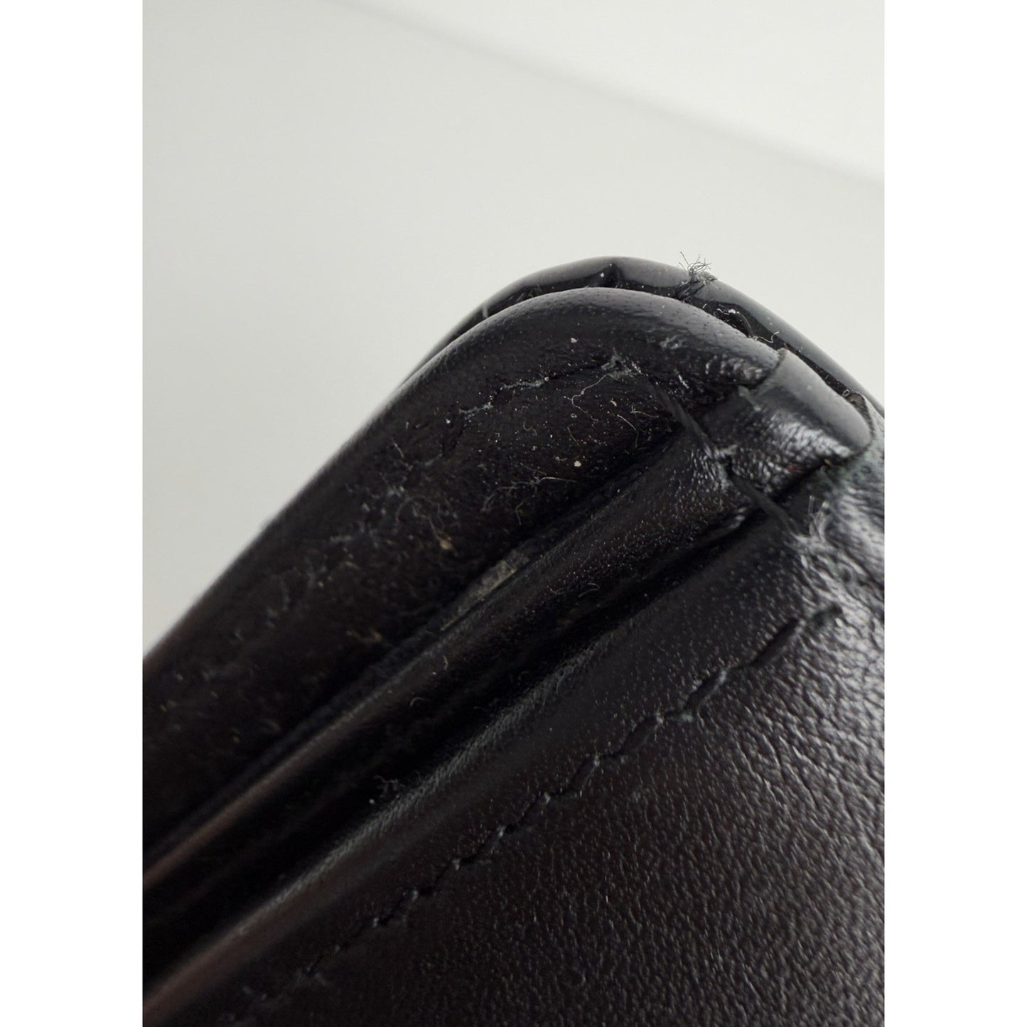 Chanel Brilliant Yen Wallet in Black Quilted Patent Leather & Sleek 2012 K2