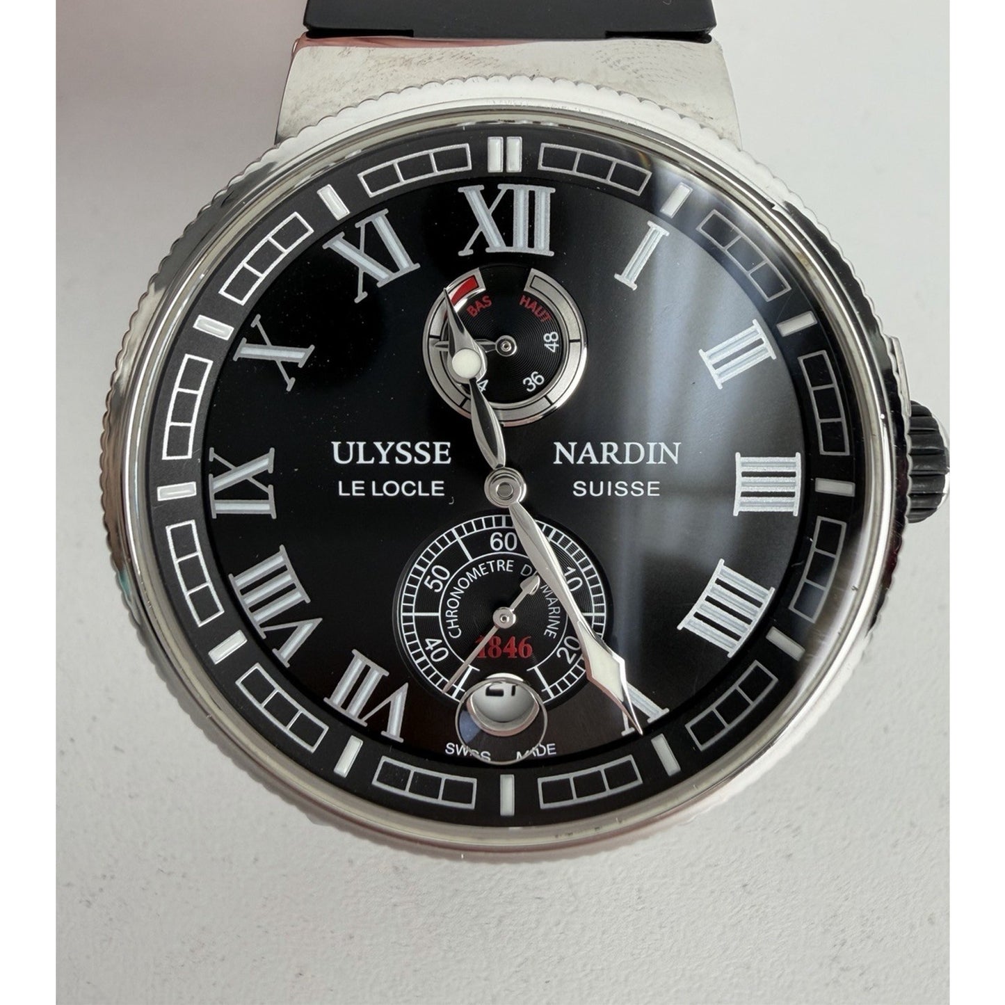 Ulysse Nardin Marine Chronometer Black Automatic 43mm 1183-126