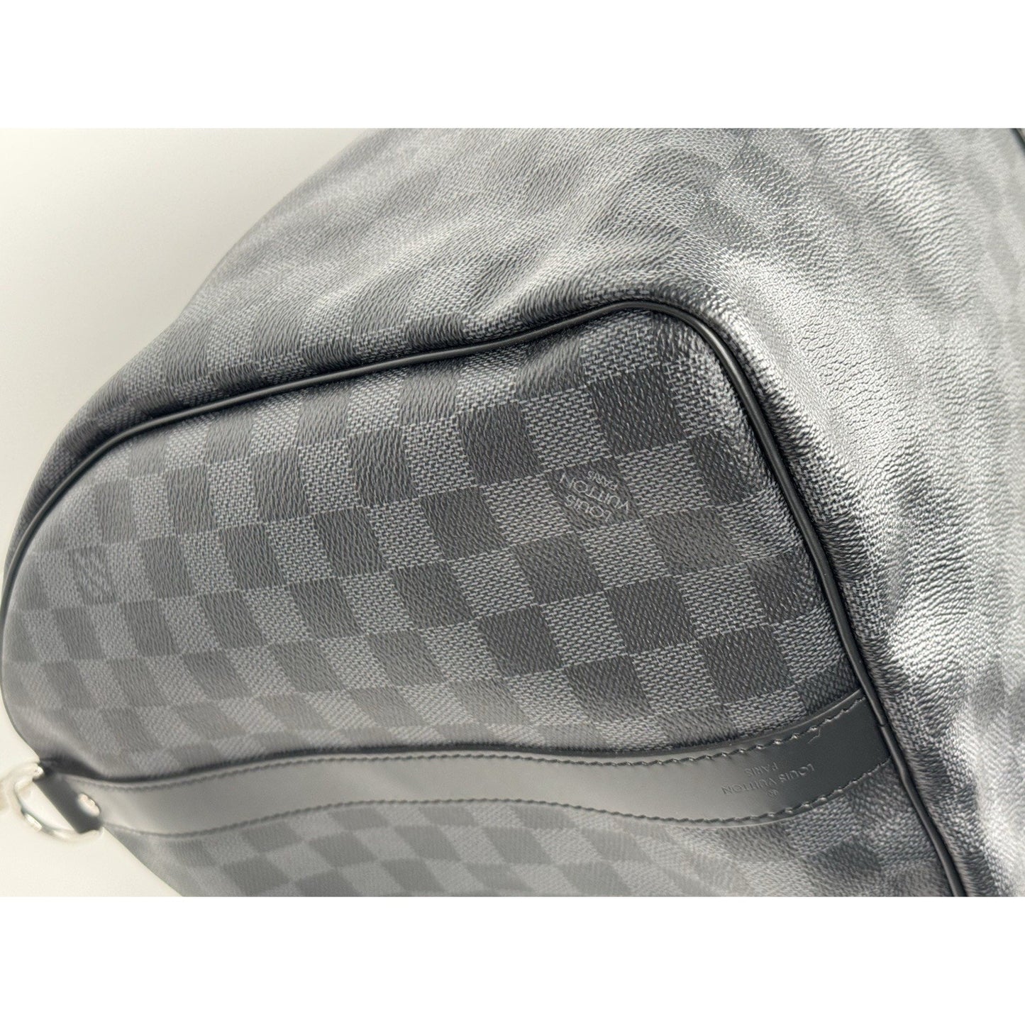 Louis Vuitton Damier Graphite Keepall Bandoulière 55 Travel Bag