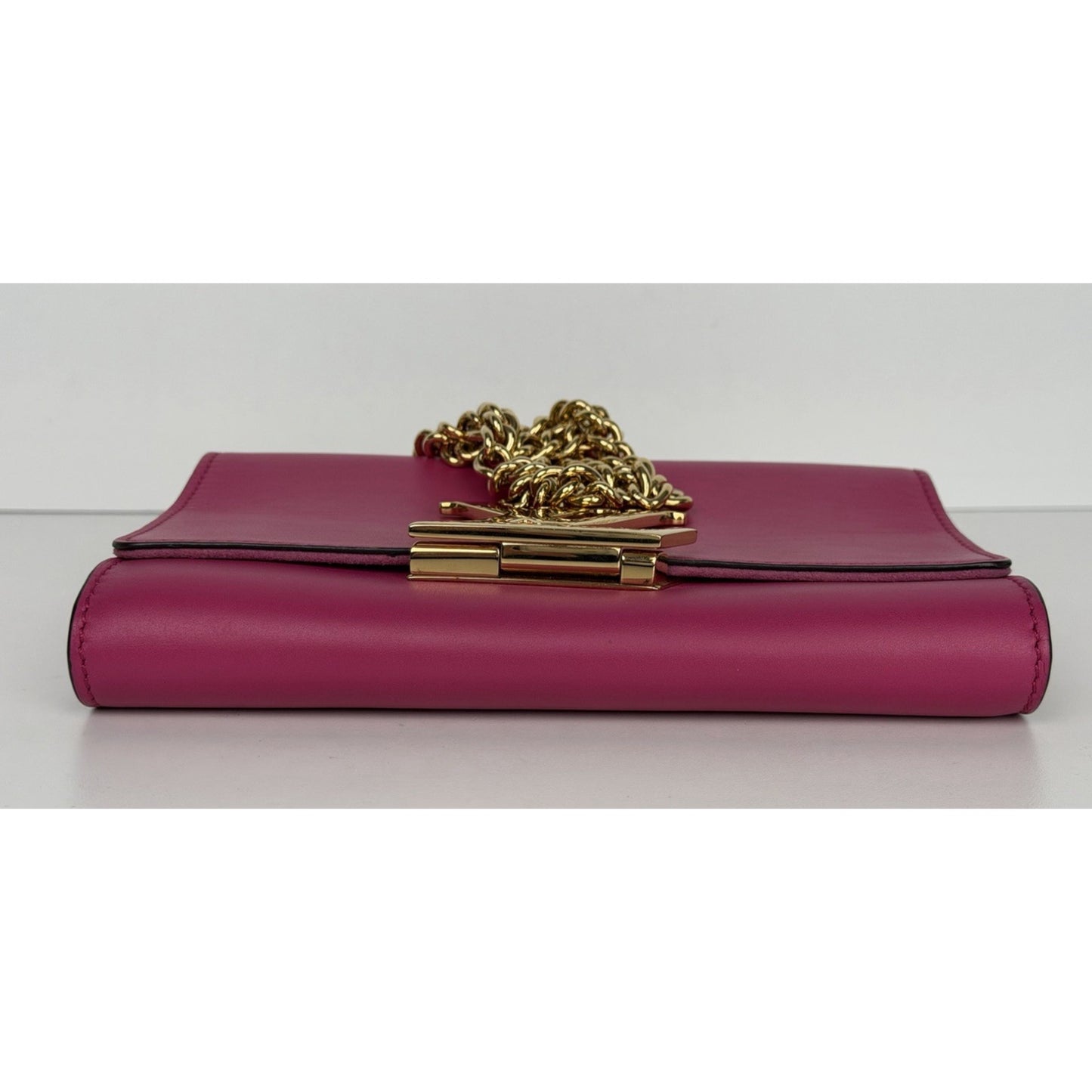 Louis Vuitton Louise Chain MM Bag in Pink Calfskin Leather S01