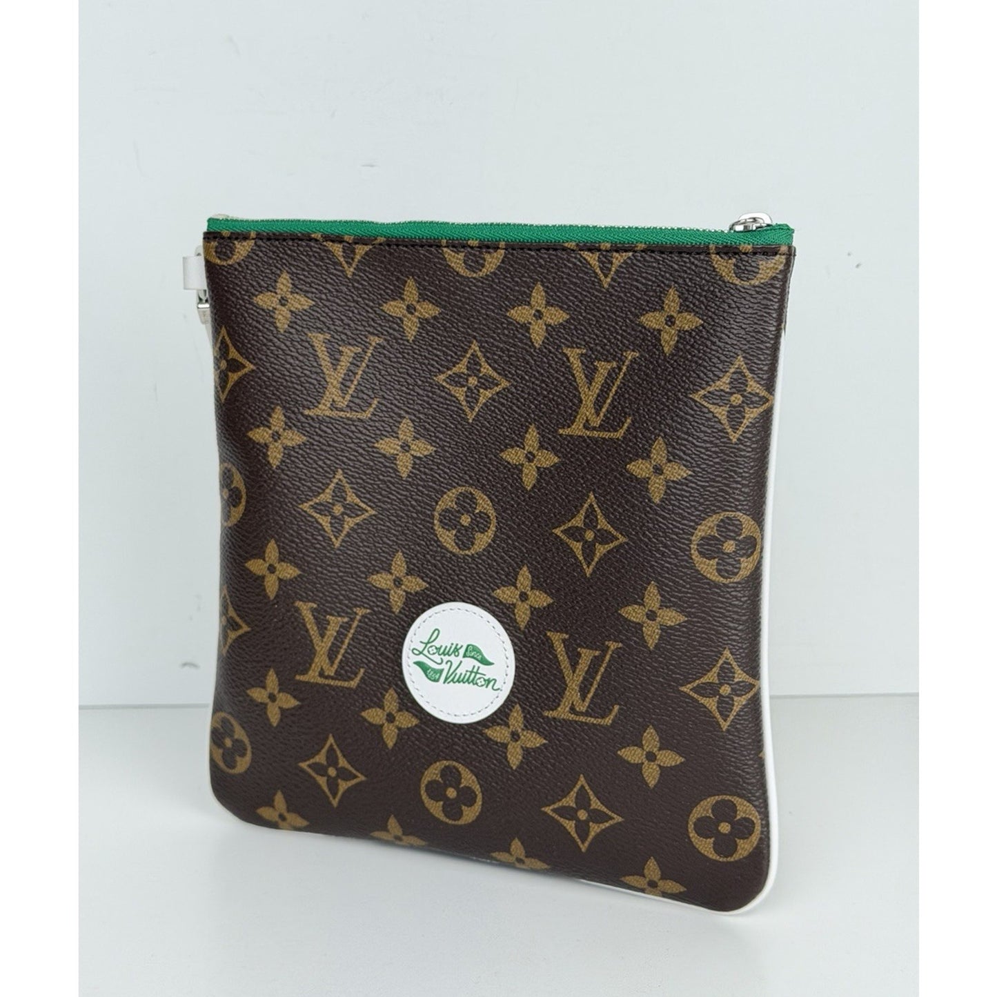 Louis Vuitton Golf Accessories Pouch Clutch in Brown Monogram Coated Canvas S15