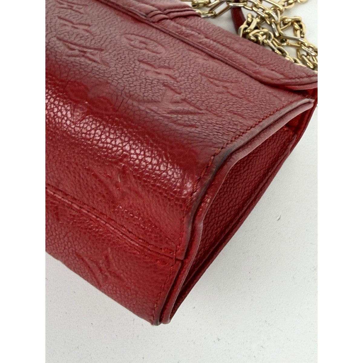 Louis Vuitton Saint Sulpice BB Shoulder Bag in Red Empreinte Leather 2018 S07