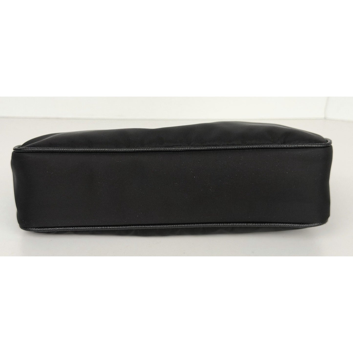Prada Re-Nylon and Saffiano Leather Shoulder Bag in Black with Mini Pouch S01