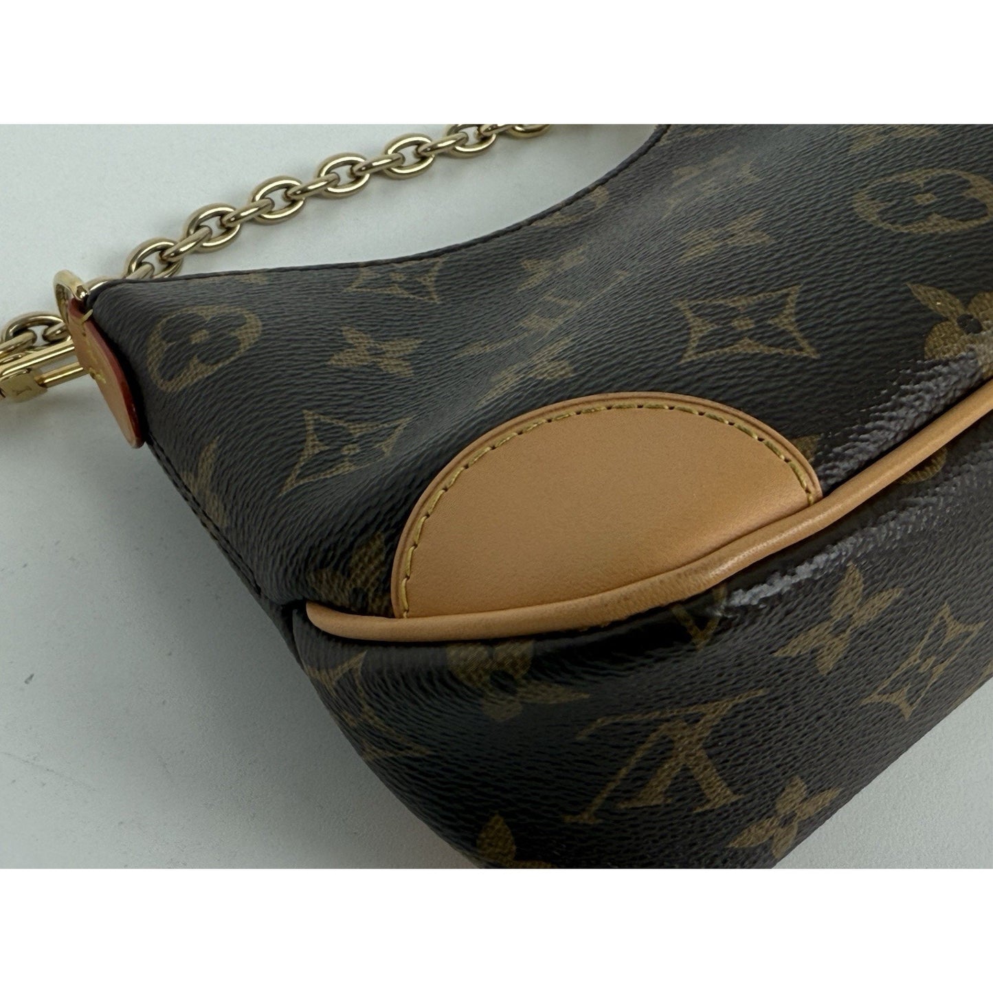 Louis Vuitton Nano Boulogne Shoulder Bag with Gold Hardware