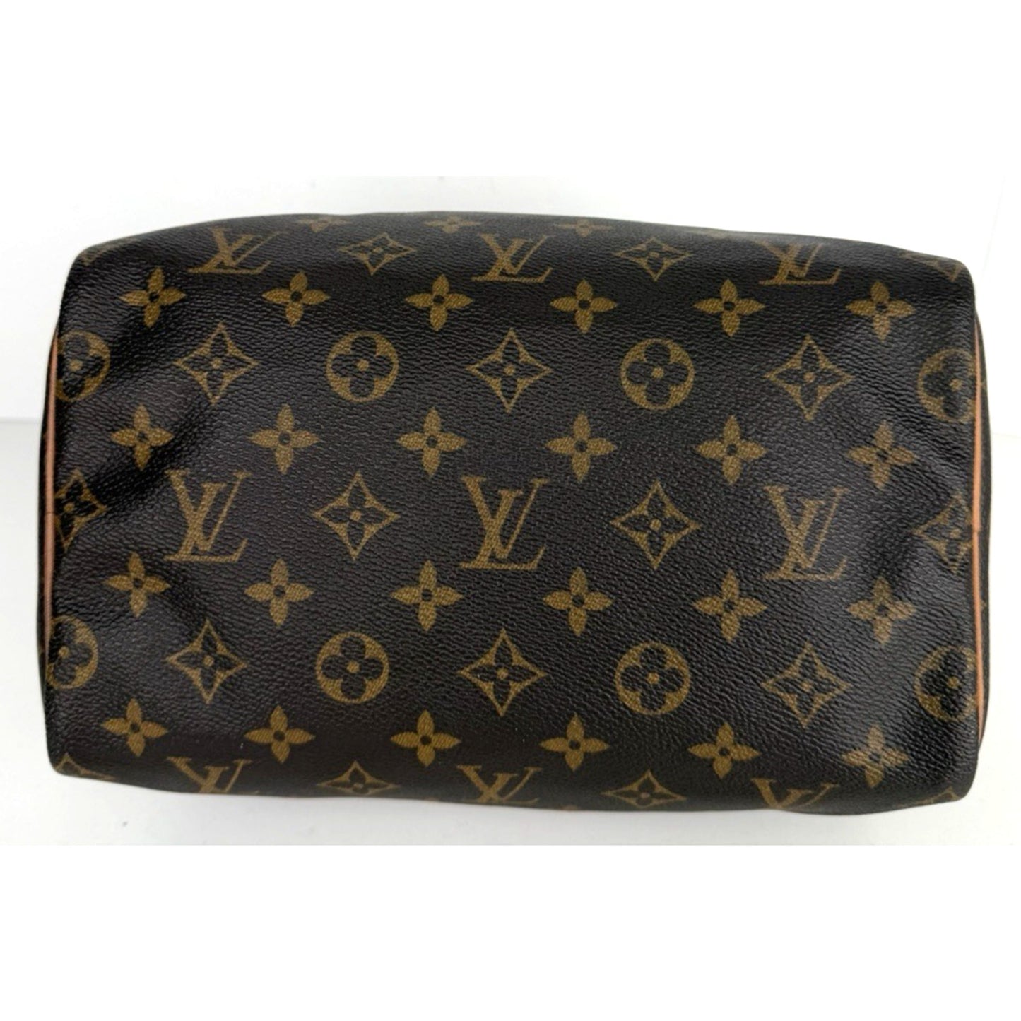Louis Vuitton Speedy 25 Bag in Brown Coated Canvas Monogram 2019 E-1