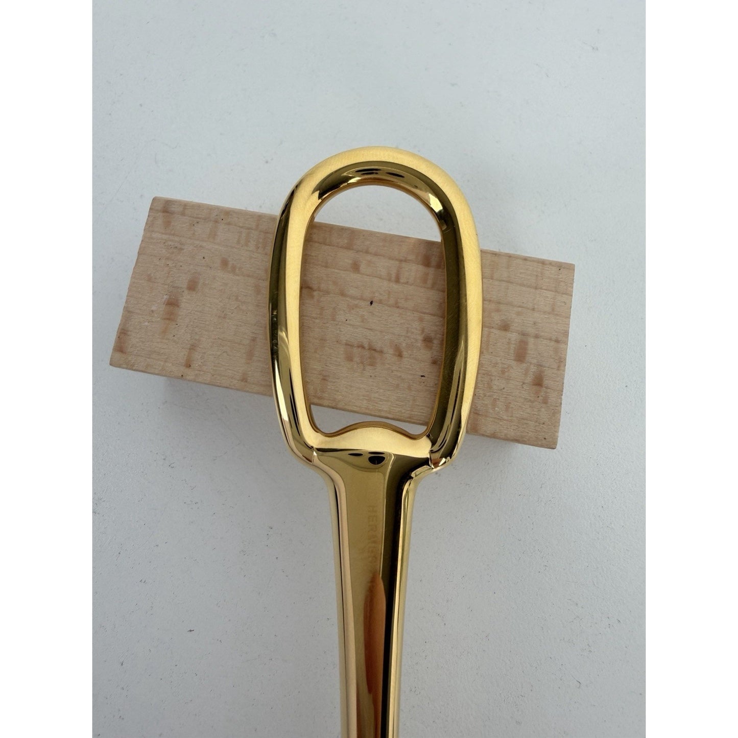 Hermes Grand Attelage Gold-Plated Dinner Spoon K1