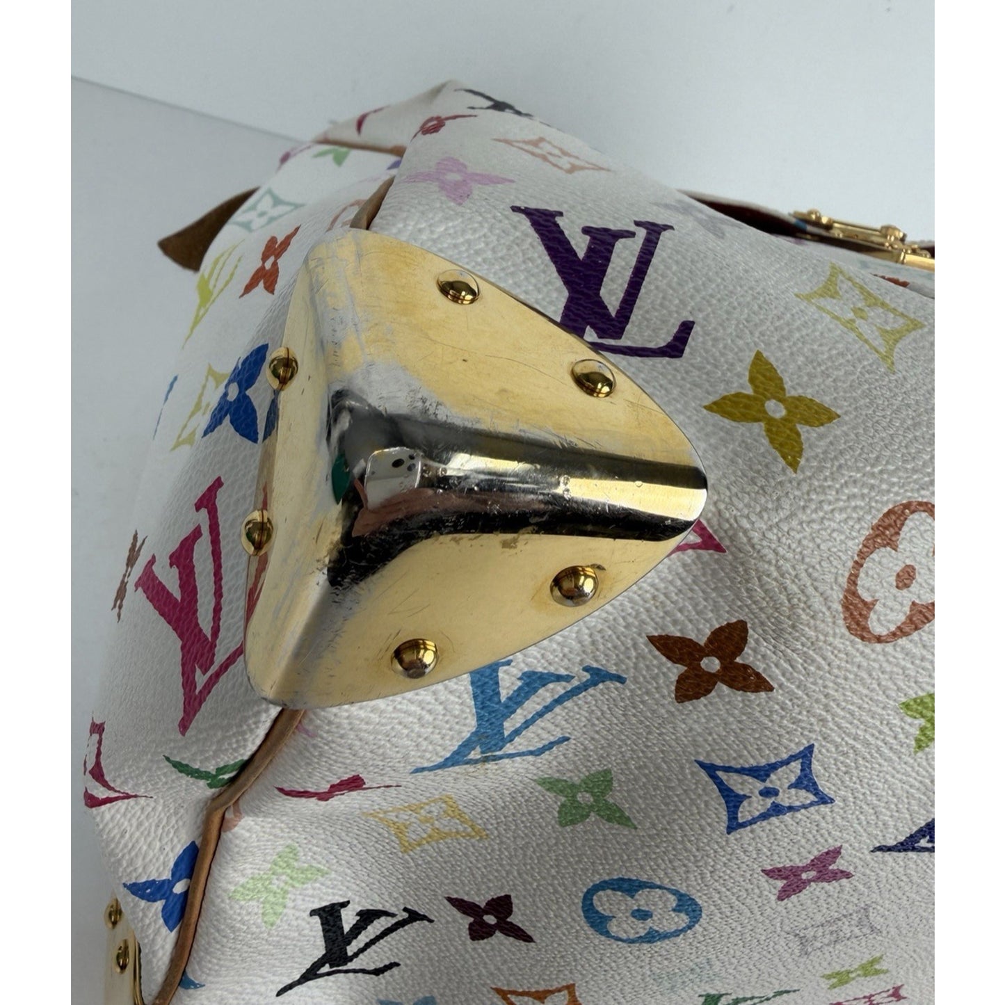 Louis Vuitton x Takashi Murakami Speedy Bag 30 in Monogram Multicolore 2004 S-08