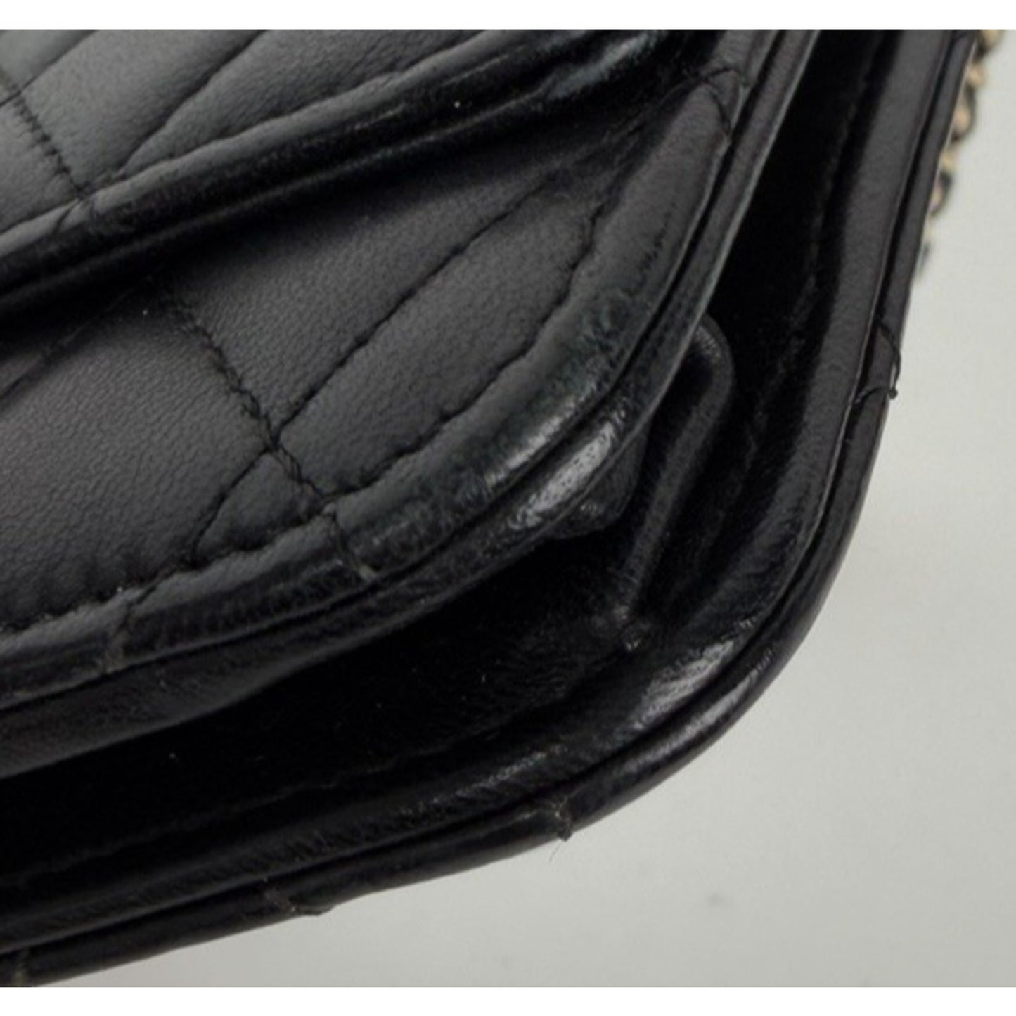 Chanel Trendy CC Wallet Bag on Chain in Black Quilted Lambskin Leather 2019 C3