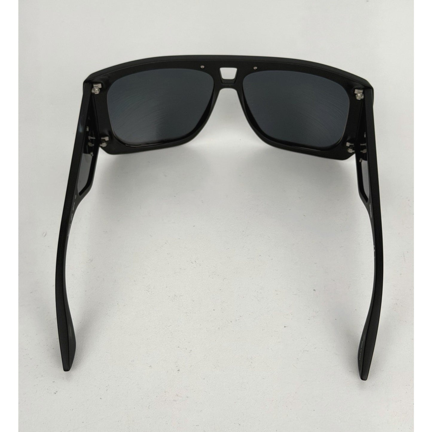 Moschino MOS021/S Square Sunglasses 145 in Matte Black with Dark Lenses