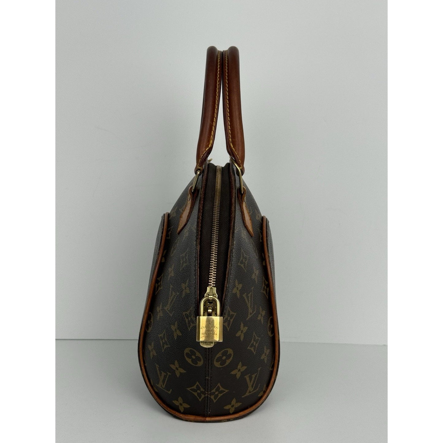 Louis Vuitton Monogram Ellipse PM Satchel Brown Canvas/Leather