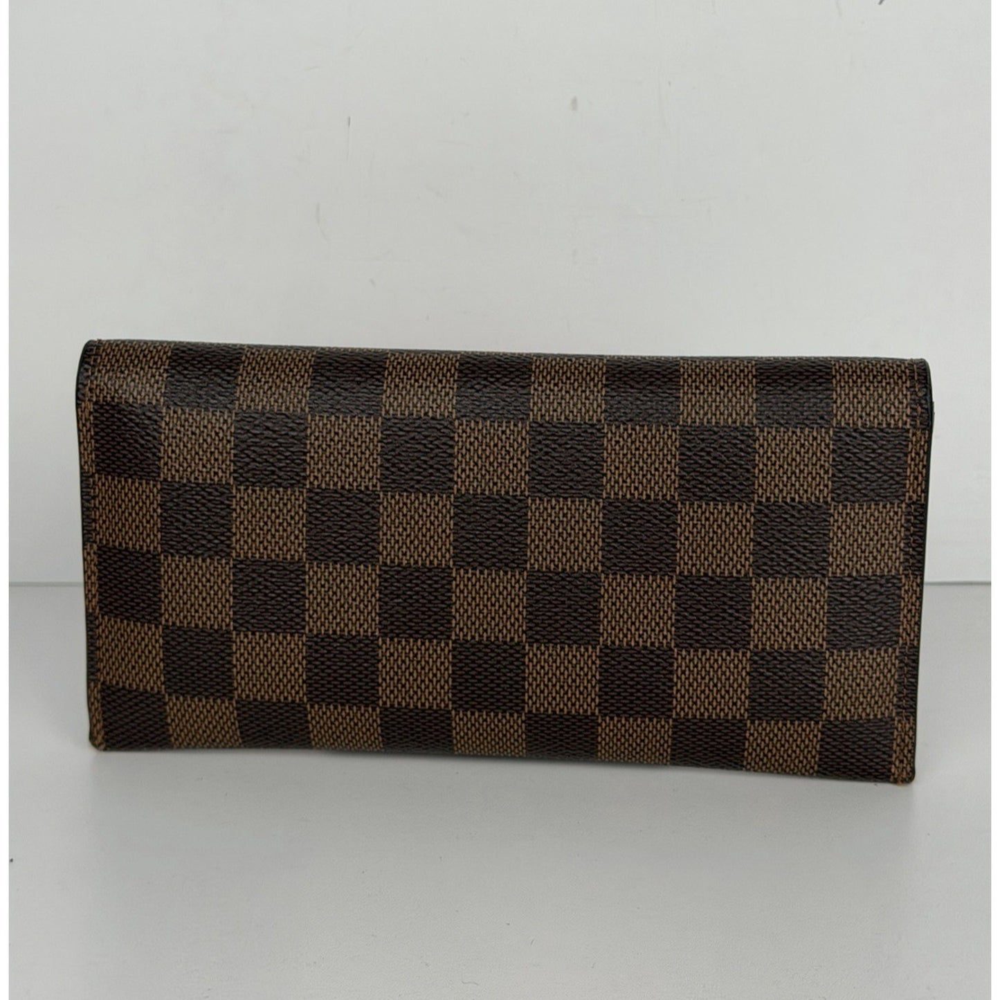 Louis Vuitton Josephine Wallet in Damier Ebene Coated Canvas with Pouch 2019