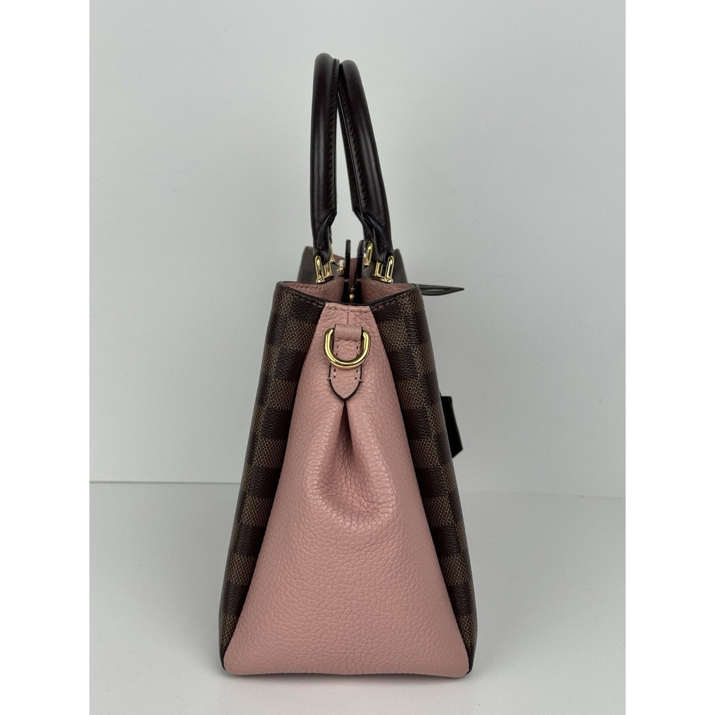 Louis Vuitton Damier Ebene Taurillon Brittany Magnolia Handbag