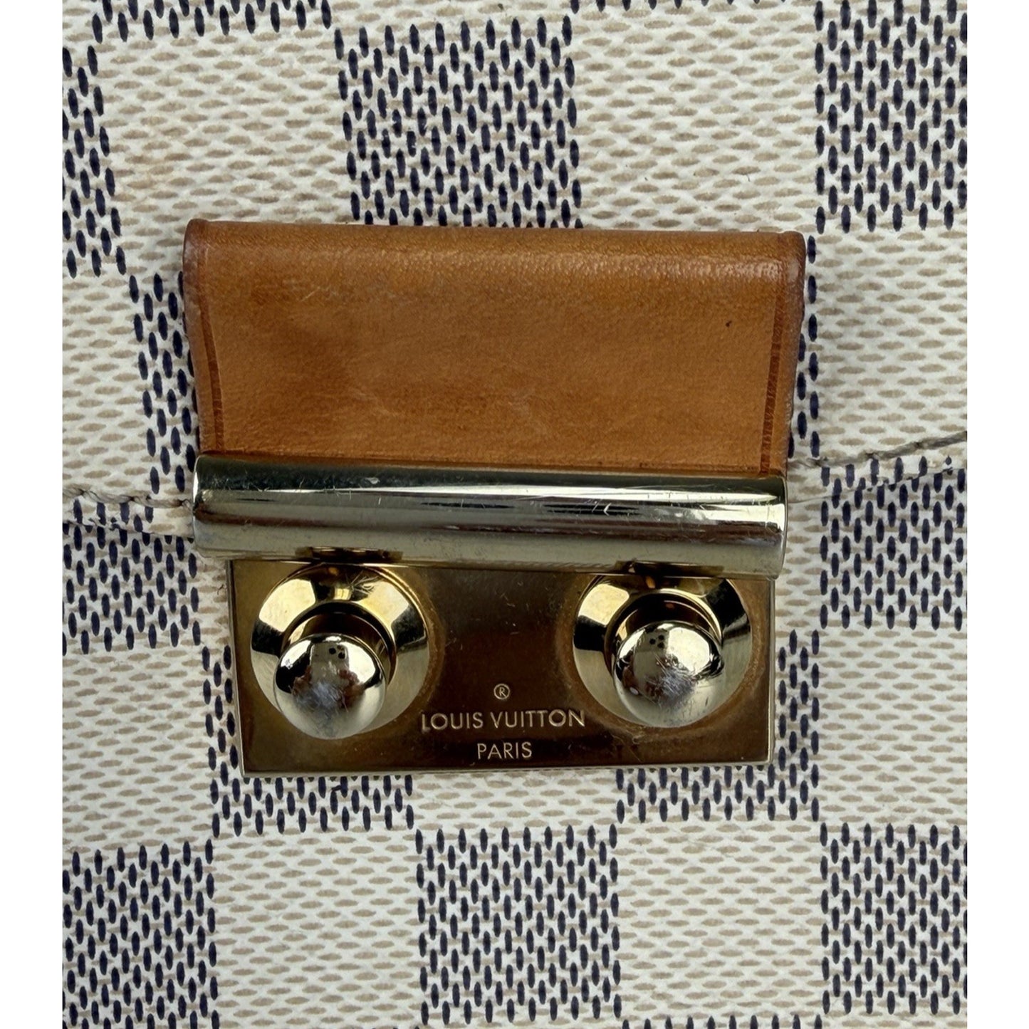 Louis Vuitton Croisette Shoulder Bag in Damier Azur Coated Canvas 2016 S-03