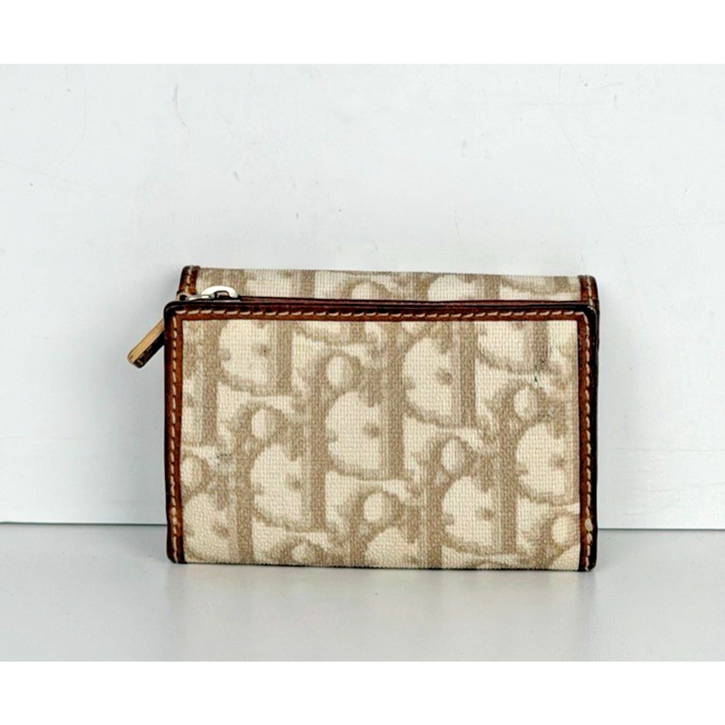Christian Dior Trotter Romantique Diorissimo Key Holder Wallet in Canvas 2007 K2