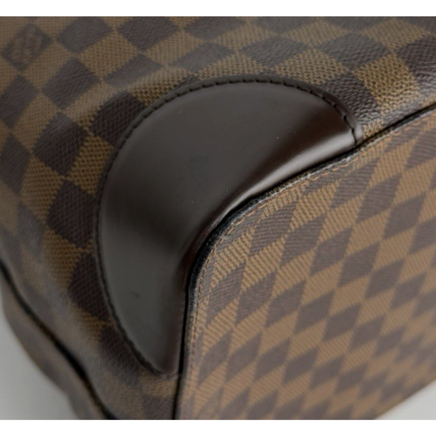 Louis Vuitton Hampstead Handbag GM in Coated Damier Ebene Canvas Tote 2007 S