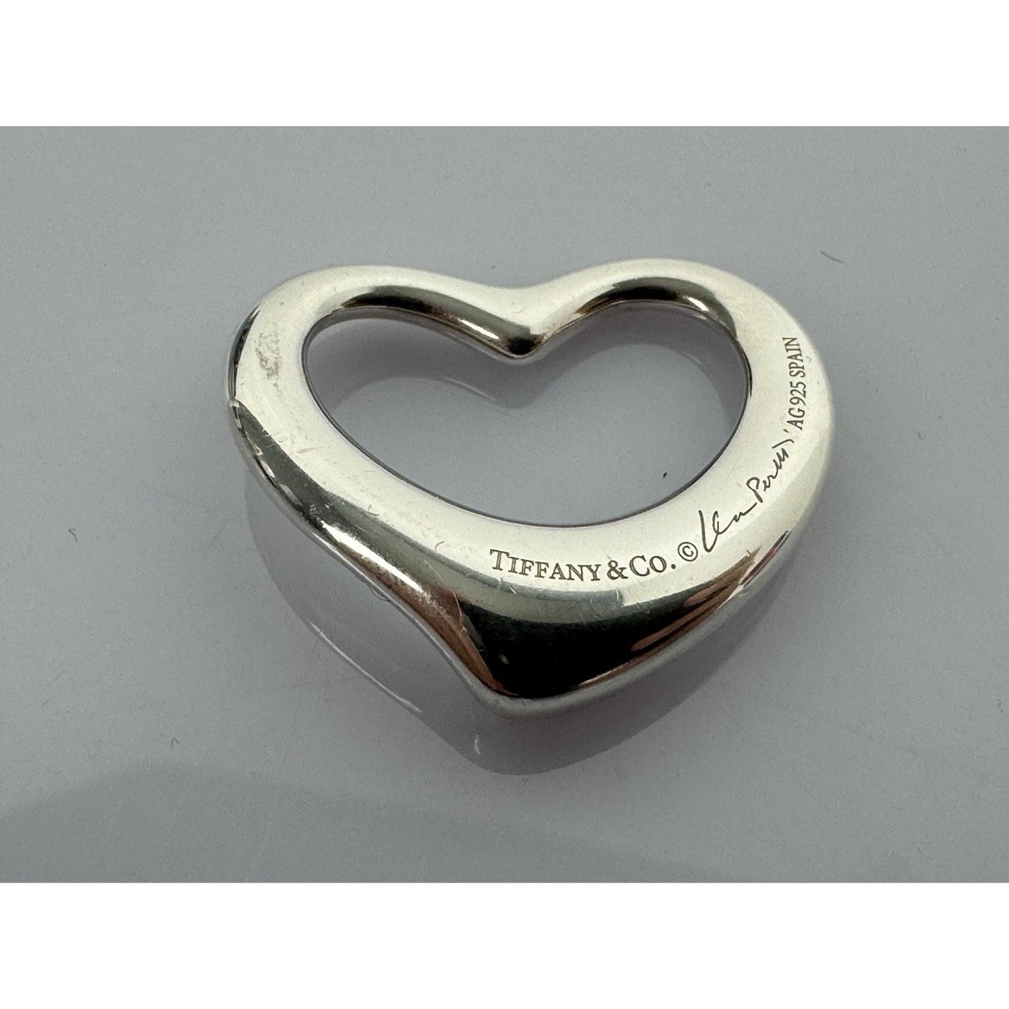 Tiffany & Co. Open Heart Pendant – Sterling Silver