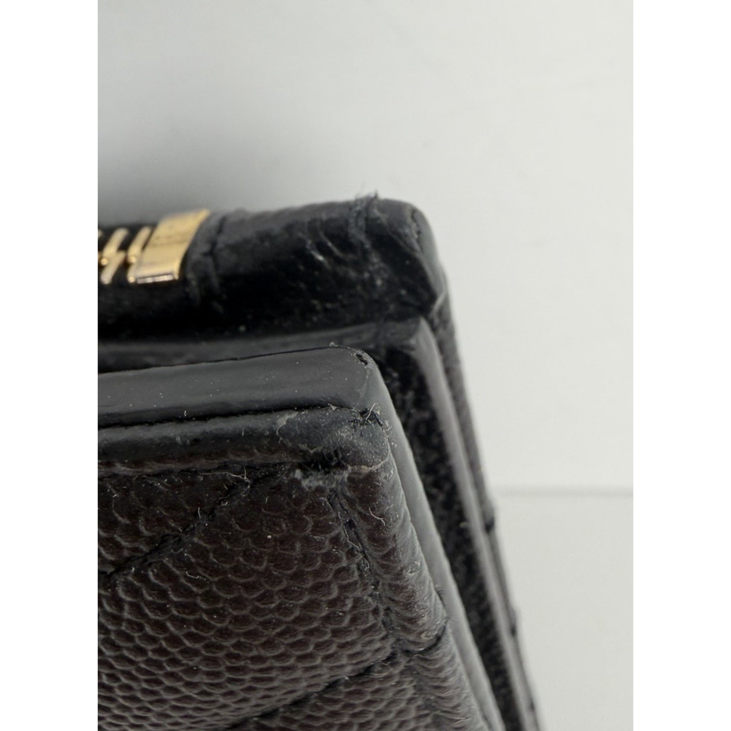 Saint Laurent Matelasse Bifold Wallet Black Quilted Grain De Poudre Leather K1