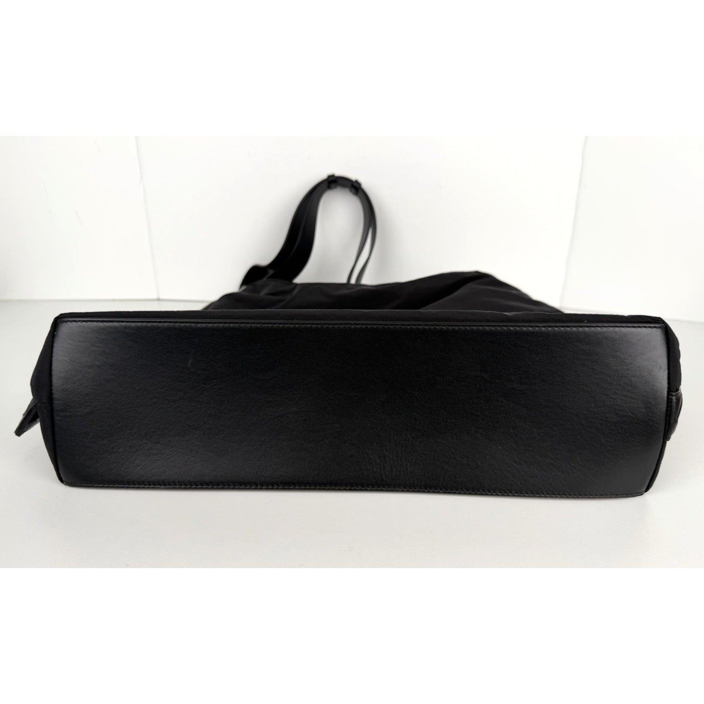 Bottega Veneta Crossroad Hobo Bag Black Nylon & Intrecciato Leather Accents S-20
