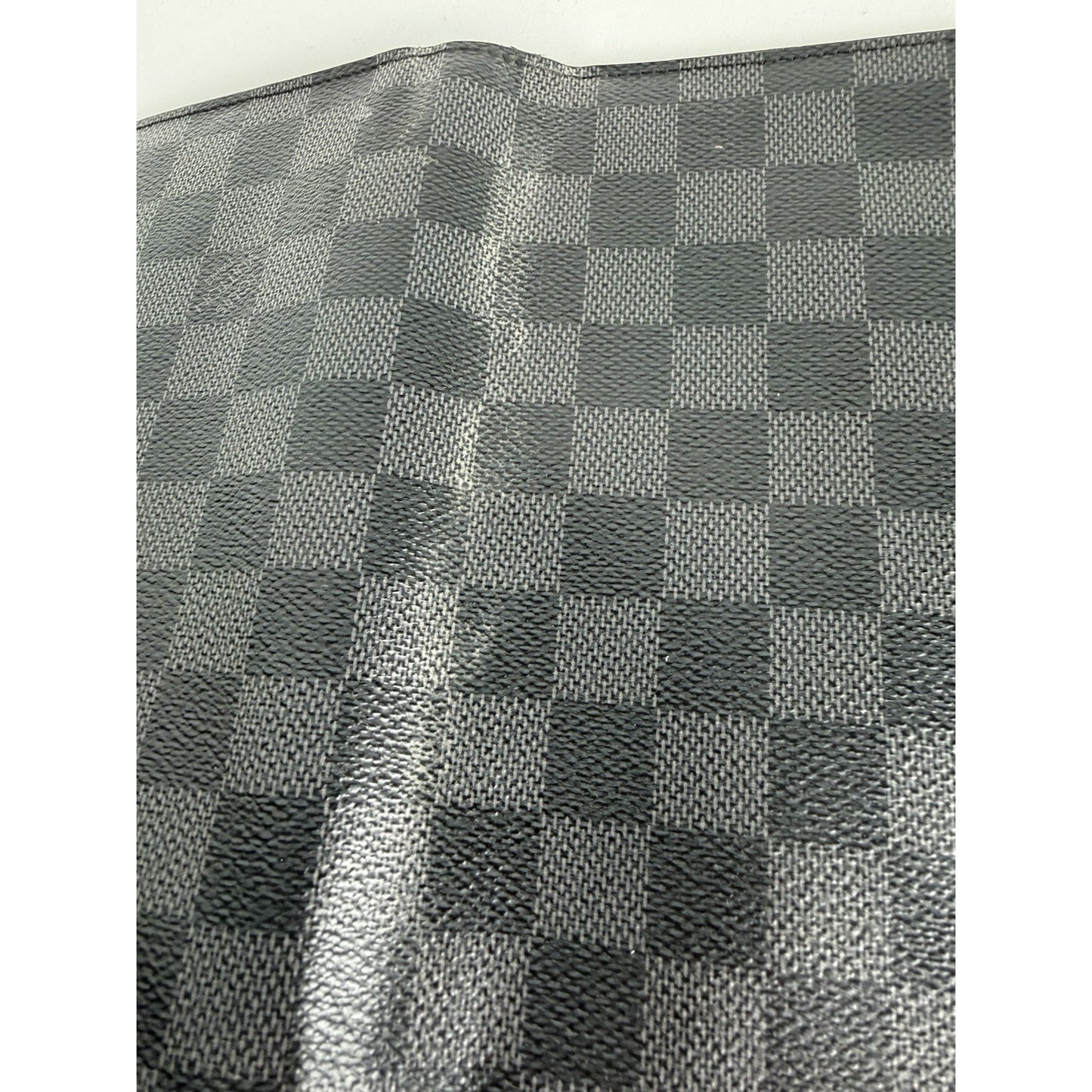Louis Vuitton Brazza Bifold Long Wallet in Damier Graphite Coated Canvas 2014