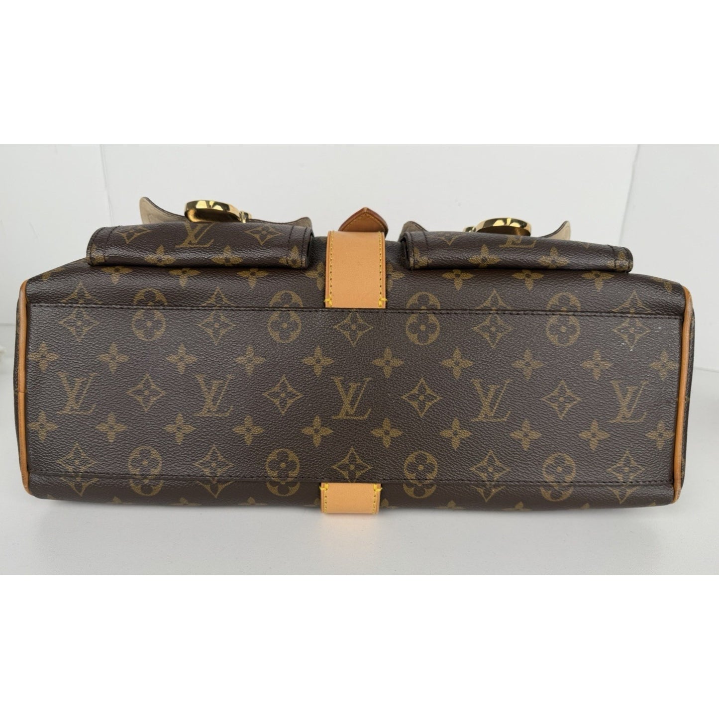 Louis Vuitton Vintage Manhattan Bag GM in Brown Monogram Coated Canvas 2005 S