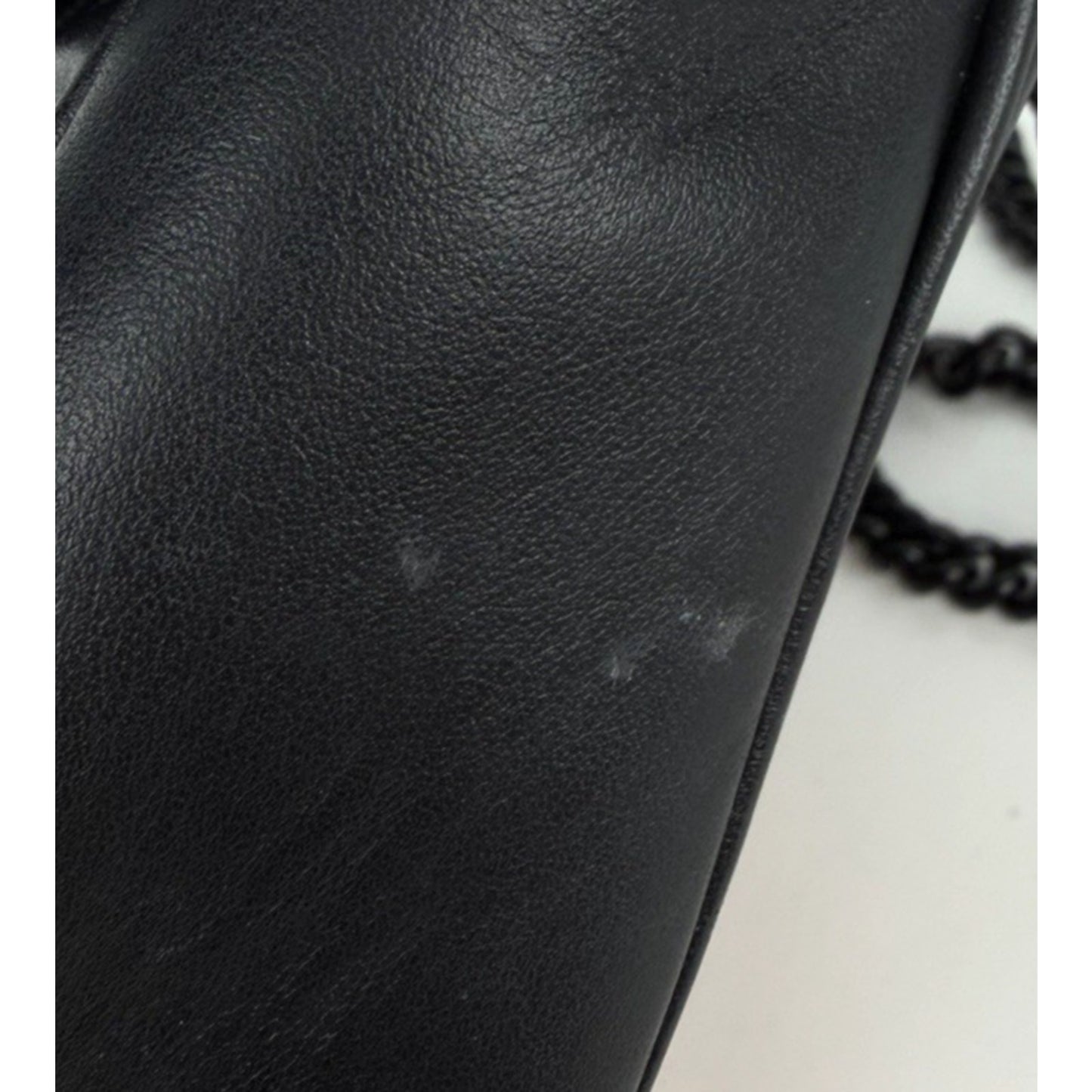 Gucci GG Marmont Matelasse Shoulder Small Bag in Black Quilted Chevron Pattern S