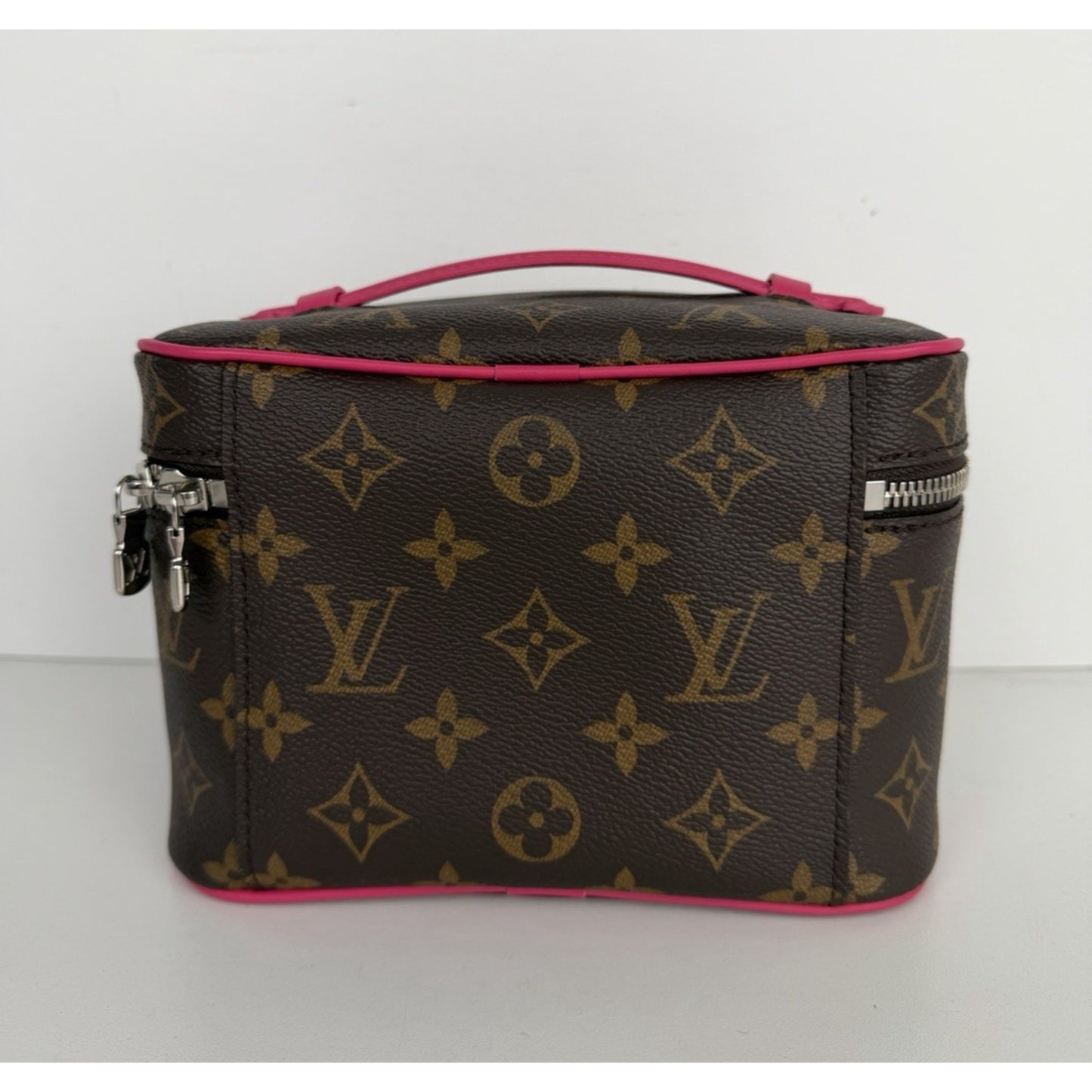 Louis Vuitton Nice Mini Vanity Case in Brown LV Monogram Coated Canvas NFC S-06