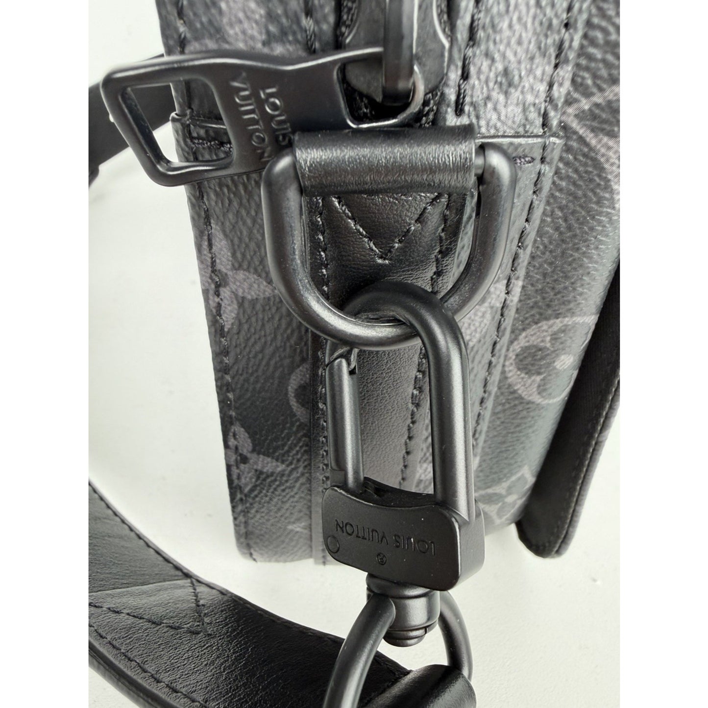 Louis Vuitton Steamer Messenger Bag Monogram Eclipse Coated Canvas 2021 R1