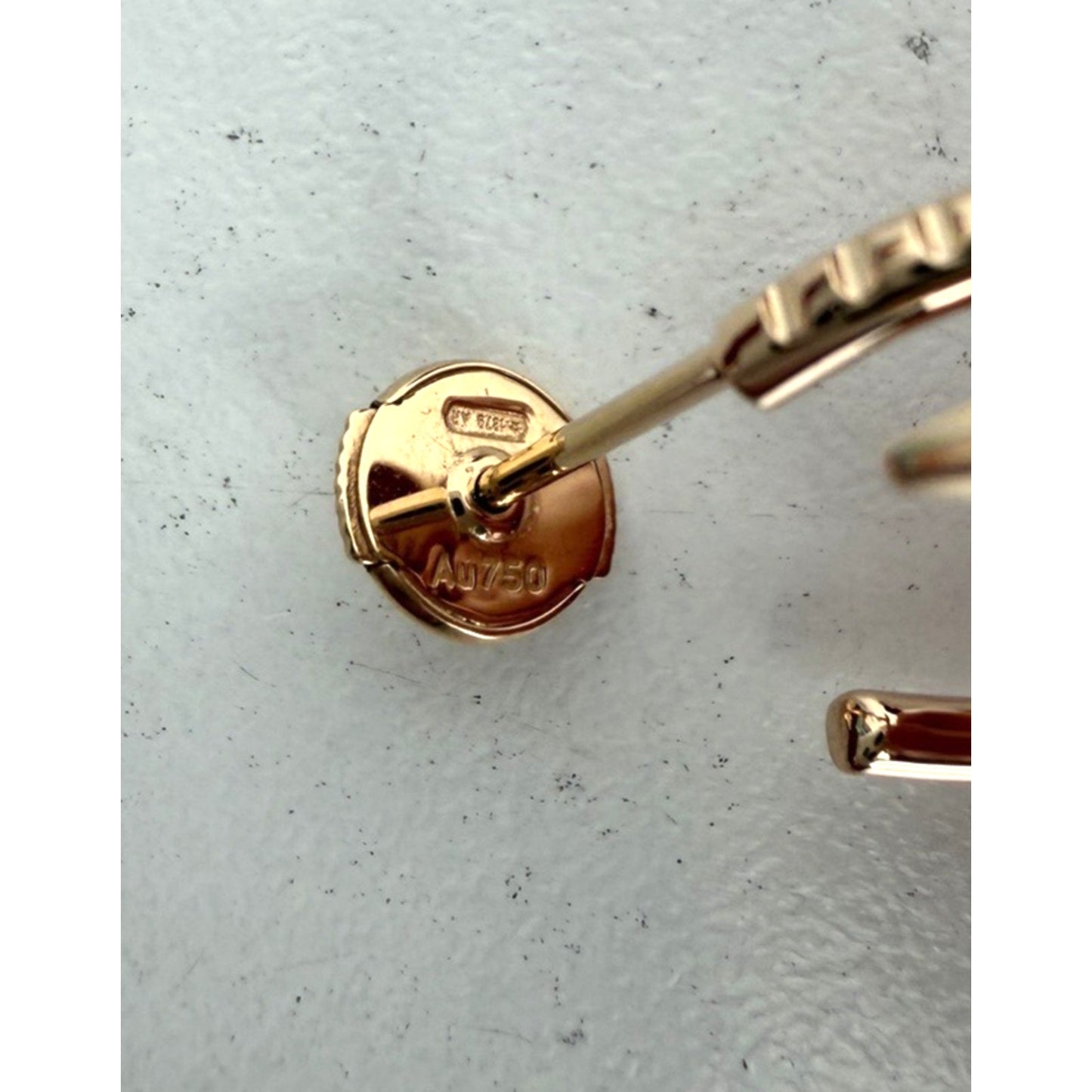 Cartier Juste un Clou Hoop Earrings Small Model in 18k Rose Gold