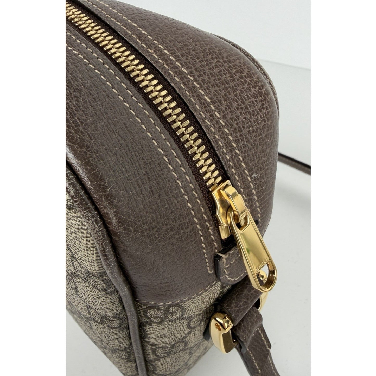 Gucci Ophidia Supreme Monogram Small Shoulder Bag Brown S06