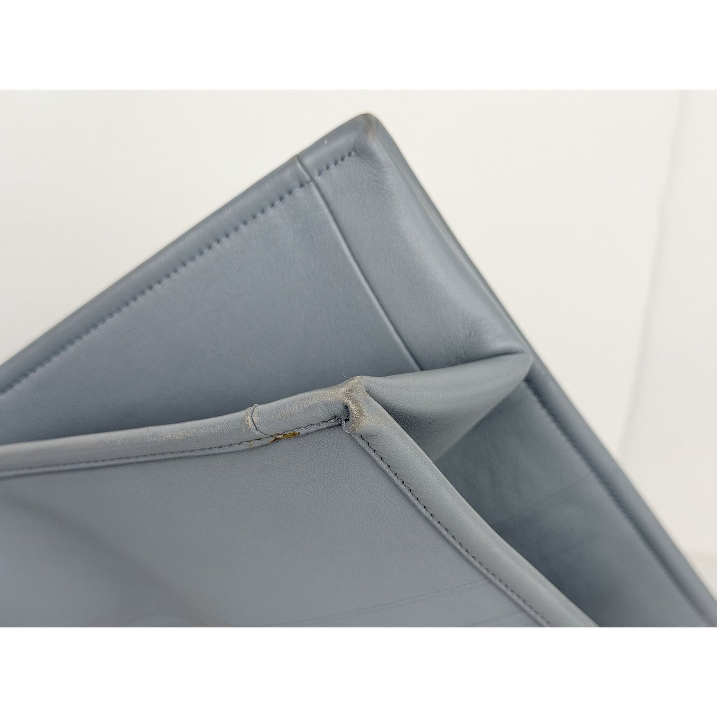 Christian Dior Book Tote Bag Medium in Gray Calfskin Leather 2020 F3