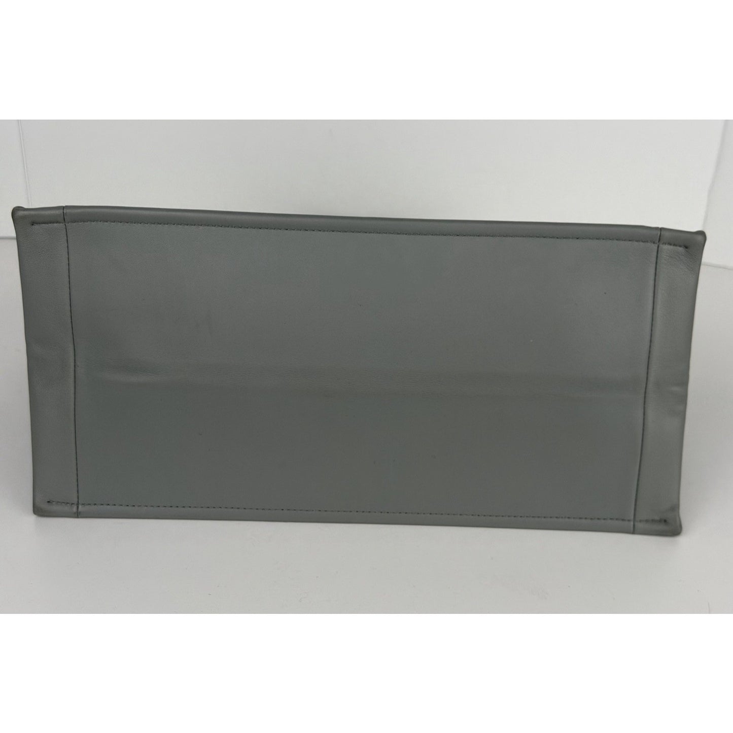 Christian Dior Book Tote Bag Medium in Gray Calfskin Leather 2020 S