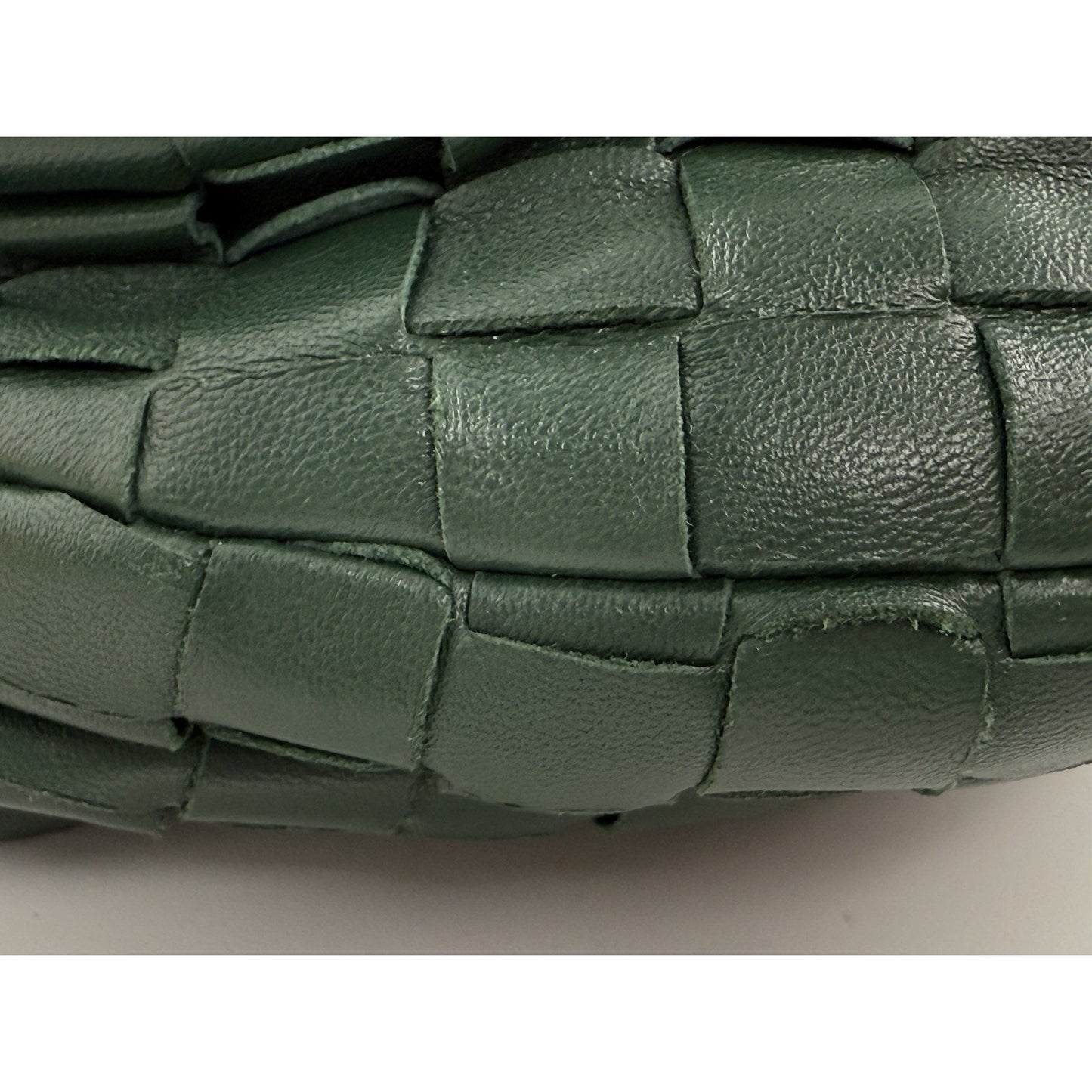 BOTTEGA VENETA Jodi Mini Hobo Green Intereciato Nappa Candy Top Handle Bag