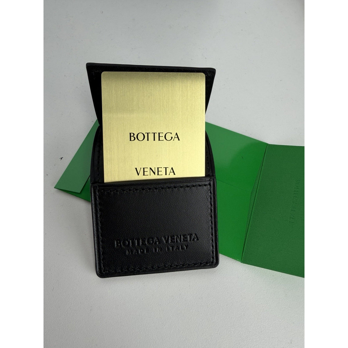 Bottega Veneta Andiamo Woven Leather Top-Handle Medium Bag in Black D5