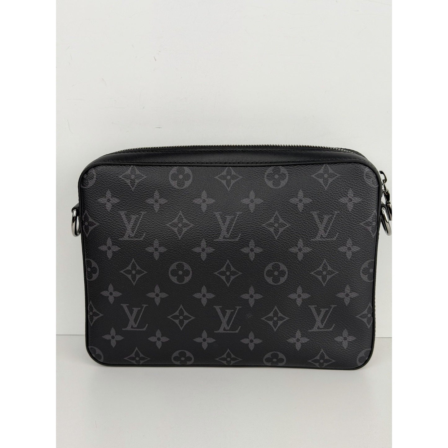 Louis Vuitton Monogram Eclipse Trio Messenger Bag in Black Coated Canvas NFC S