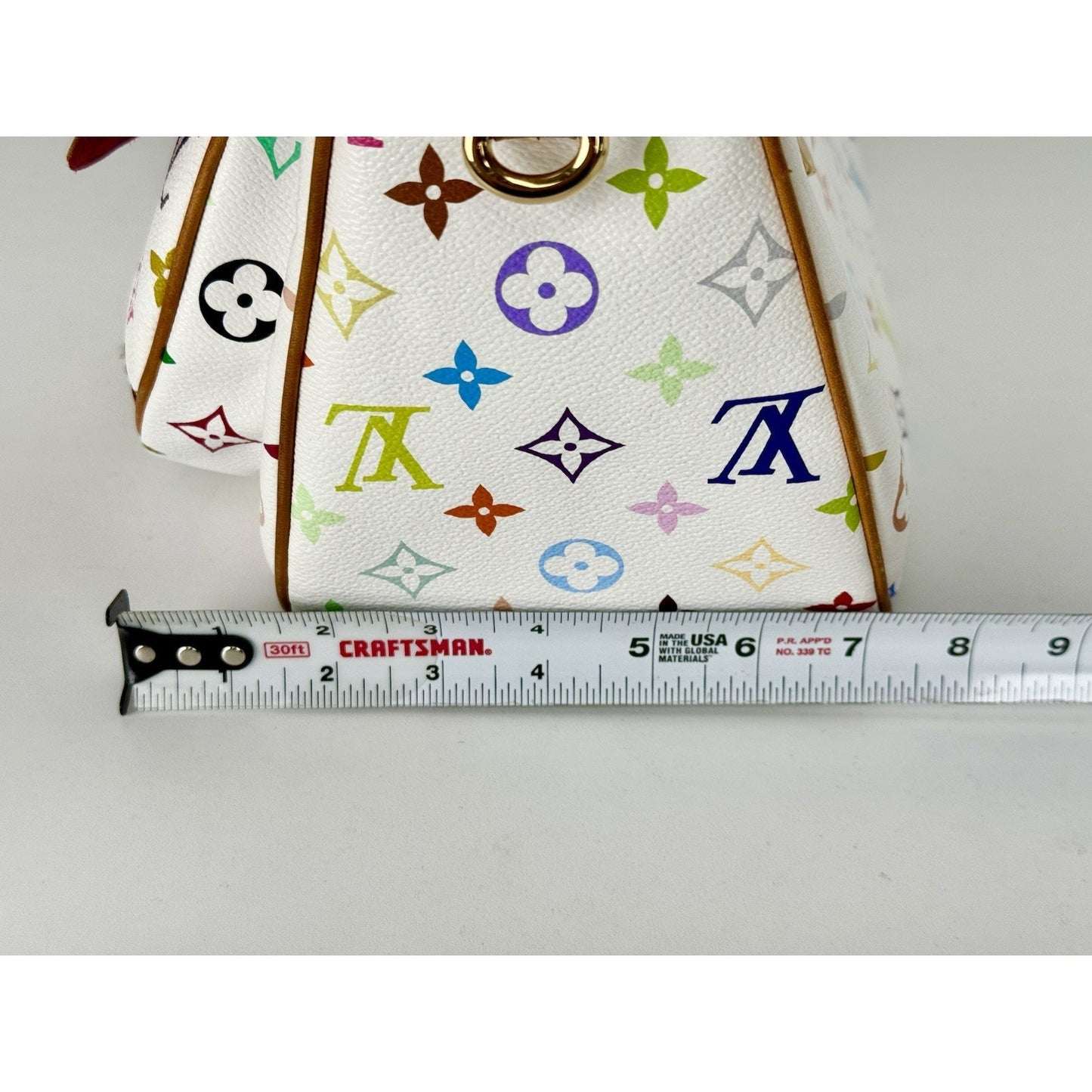 Louis Vuitton Rita Satchel White Monogram Multicolor Canvas Women’s Bag B-1