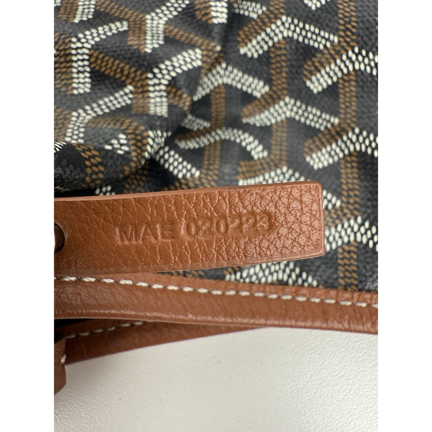 Goyard Goyardine Boheme PM Black/brown Canvas Women's Shoulder Bag