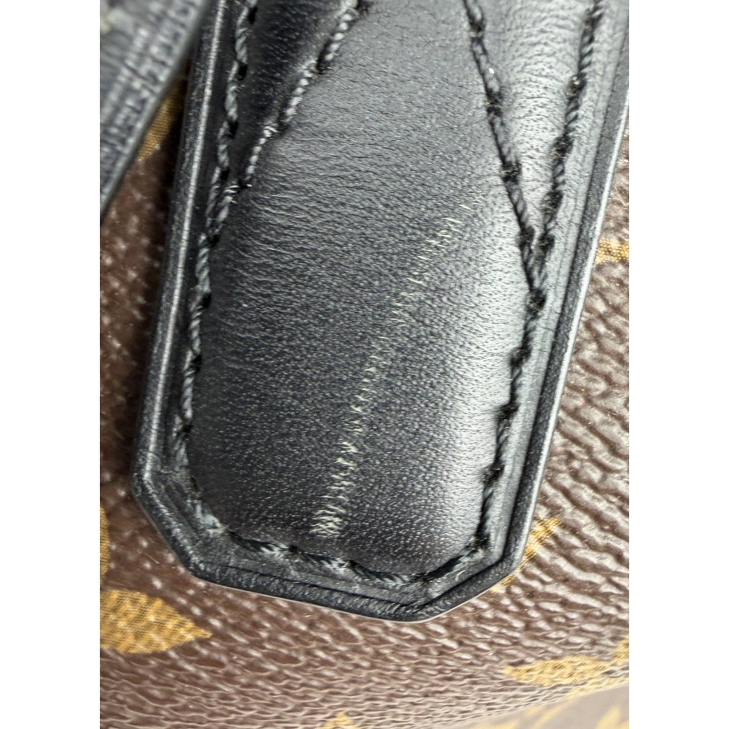 Louis Vuitton Kitan Tote Bag Monogram Macassar Coated Brown Canvas 2014 S