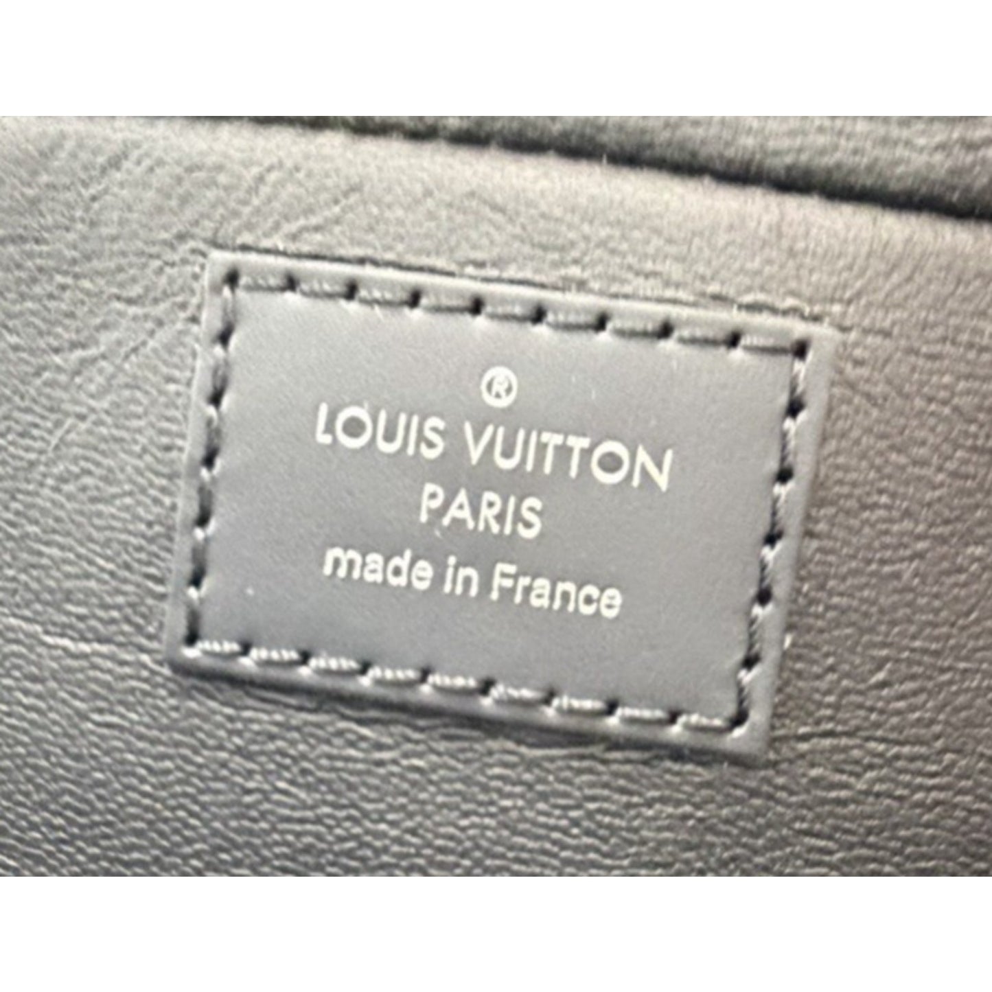 Louis Vuitton Monogram Eclipse Toilet GM Pouch Bag in Black Coated Canvas NFC S