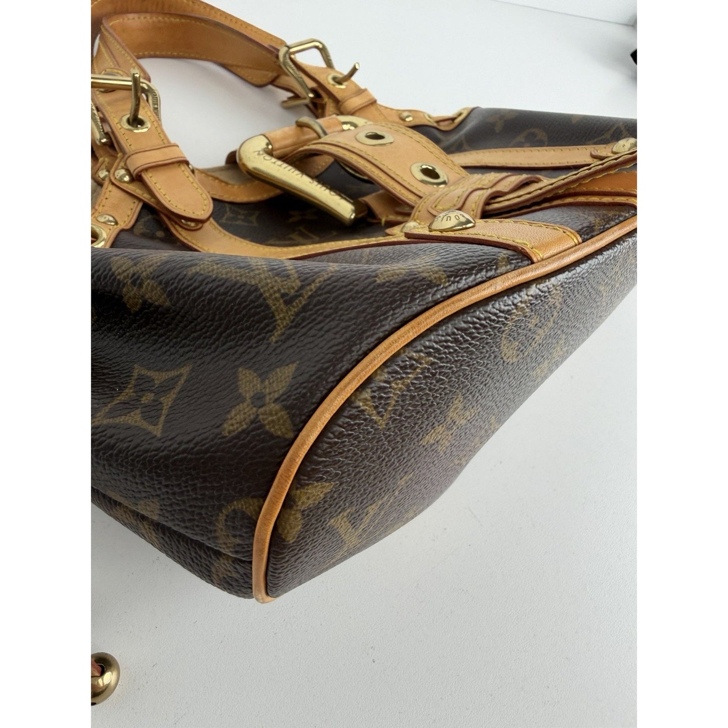 Louis Vuitton LV Monogram Theda GM Vintage Satchel Bag (2004)