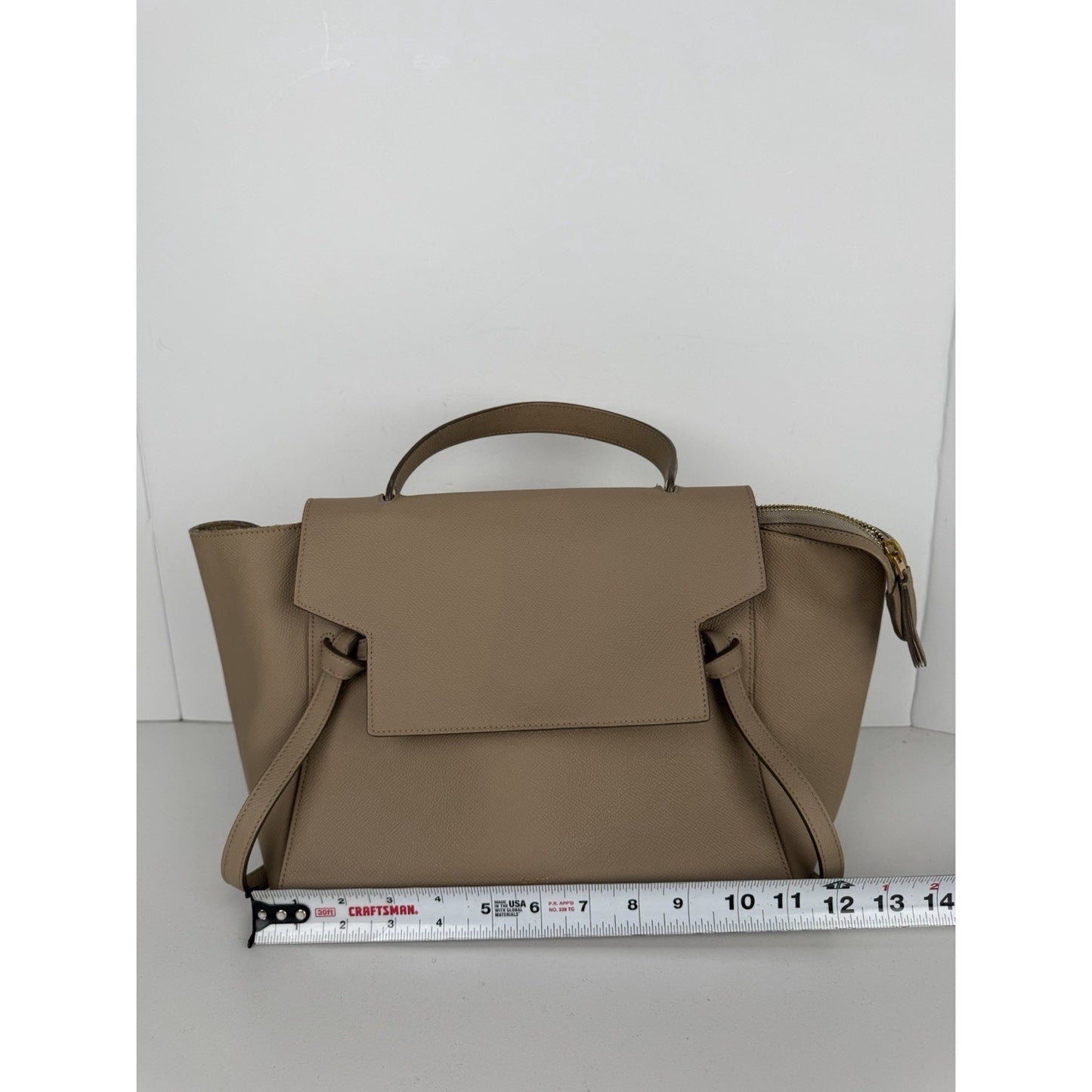 Celine by Phoebe Philo Belt Bag Large in Neutral Leather with Knot Details S