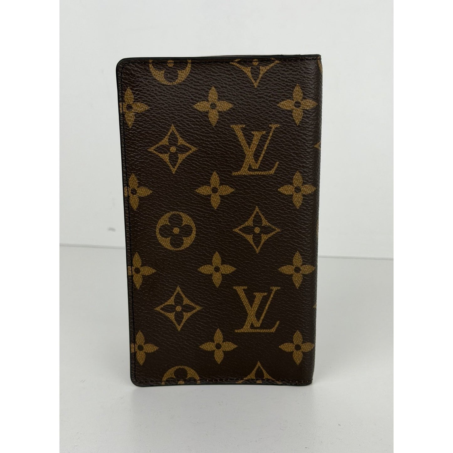 Louis Vuitton Pocket Agenda Cover Credit Card Slots Brown Canvas NFC