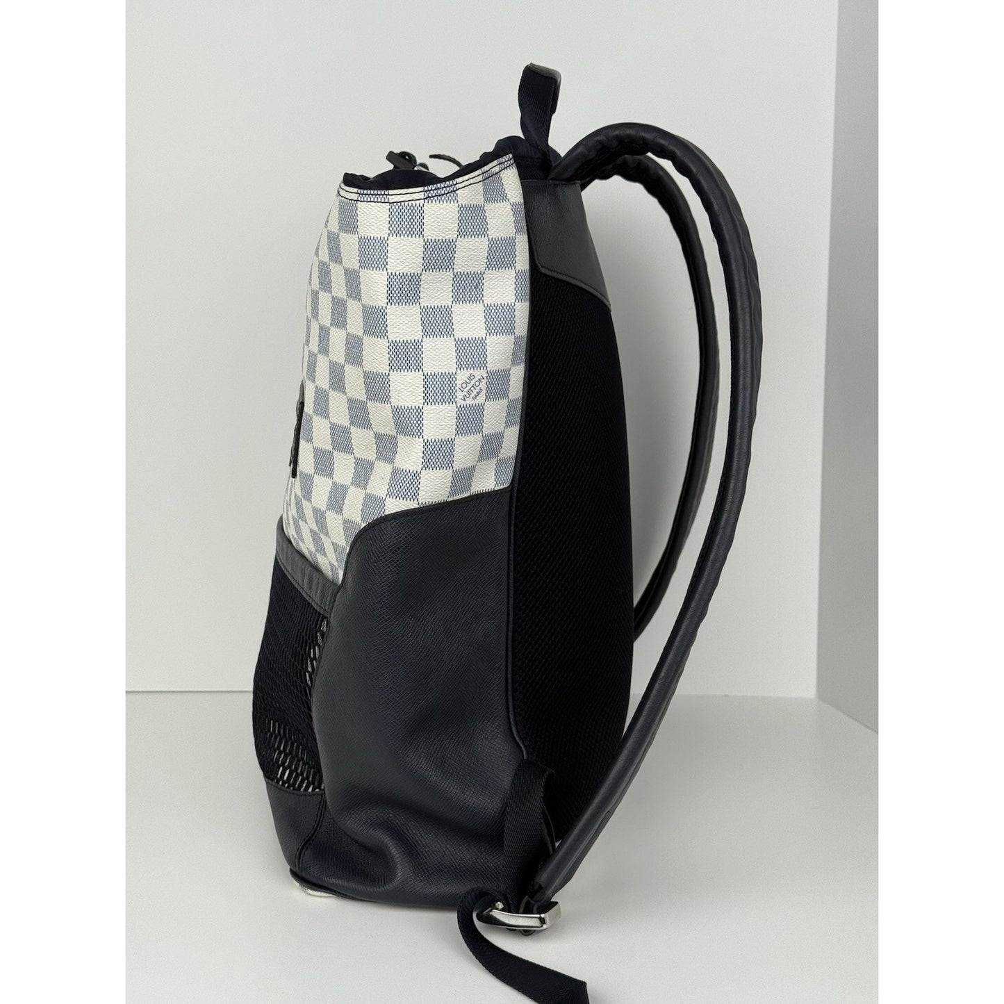 Louis Vuitton Damier Taiga Match Point Backpack White & Navy