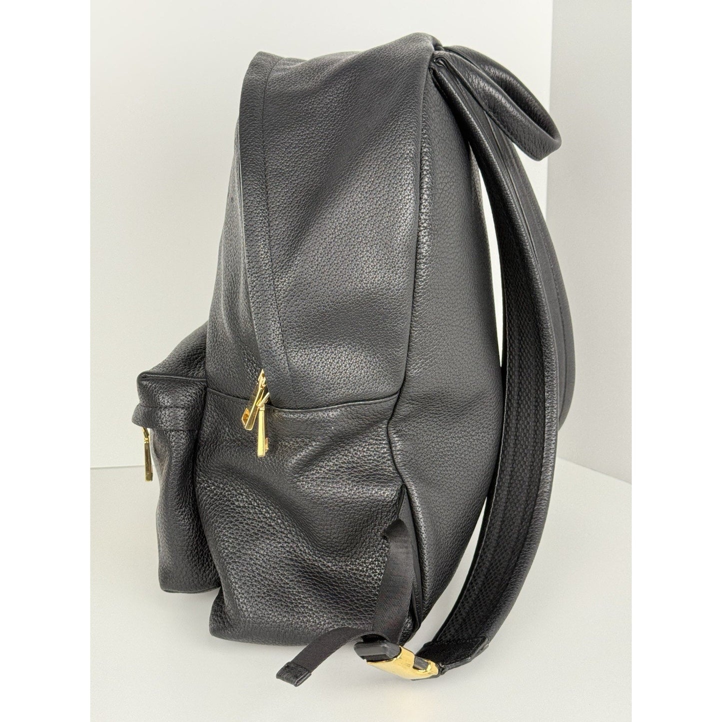 Versace Gold Medusa Logo Large Backpack