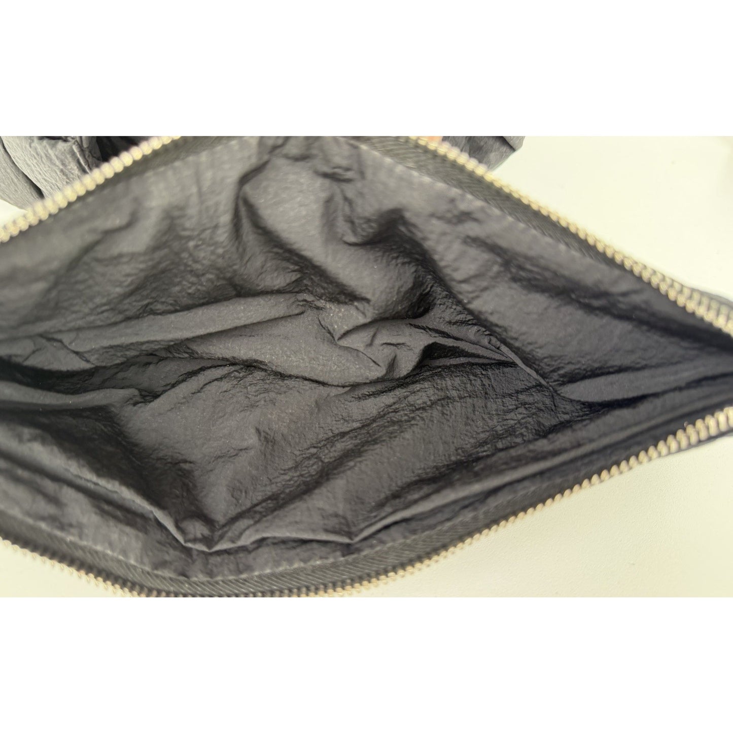 Bottega Veneta Nylon Intrecciato Padded Tech Cassette Bag in Black S07
