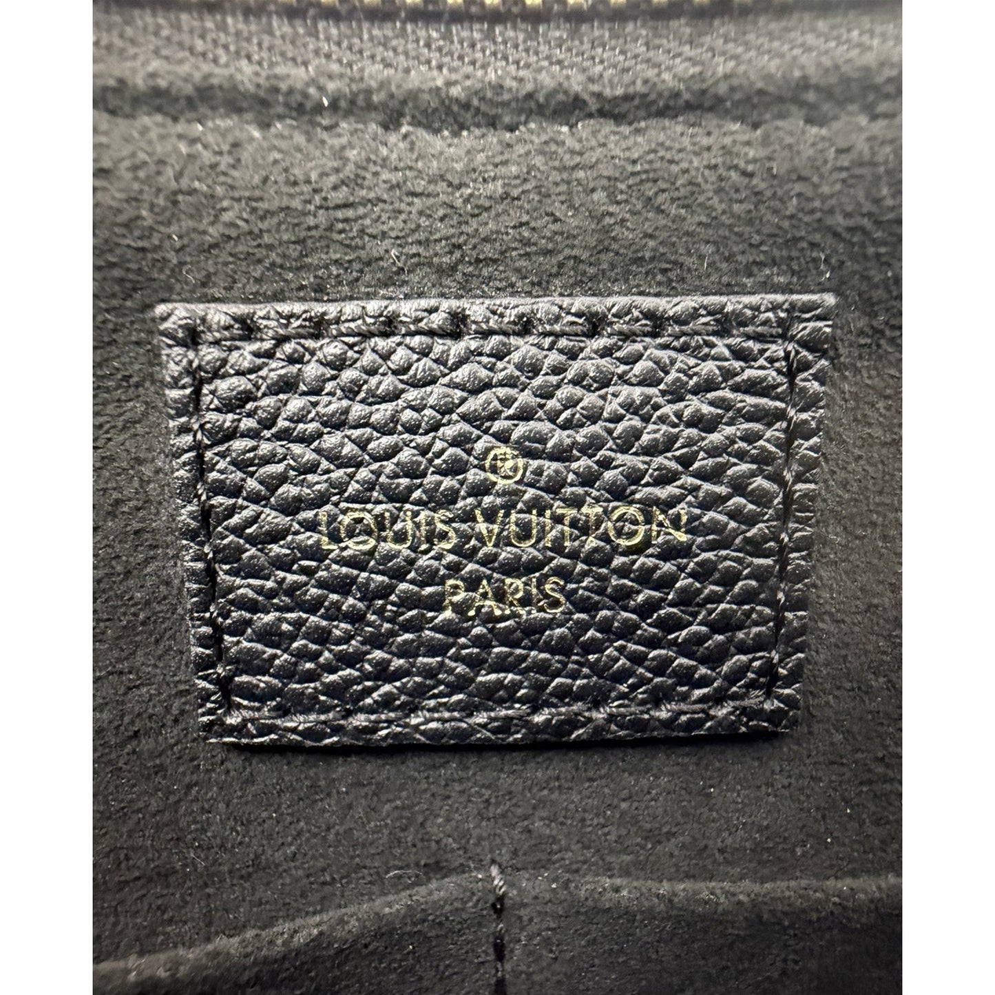 Louis Vuitton Surene Shoulder Bag MM Black LV Monogram Empreinte Leather 2018 C1