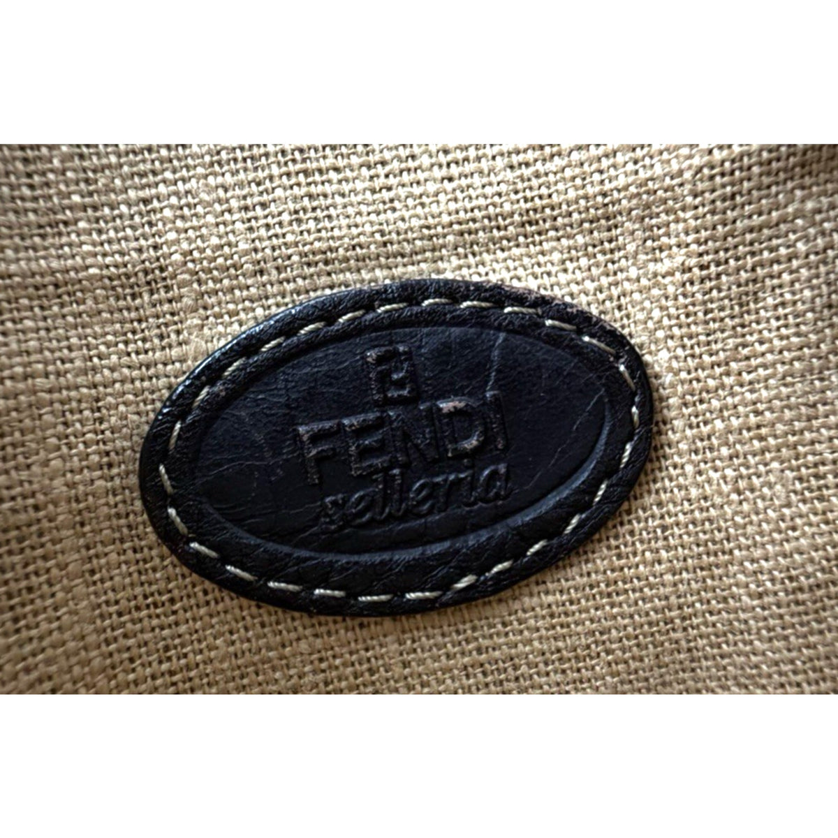 Fendi Zucca Tote Top Handles Bag in Brown Canvas "FF "Monogram S-09