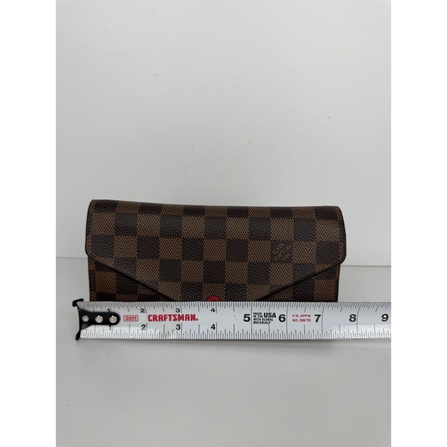 Louis Vuitton Josephine Wallet in Damier Ebene Coated Canvas with Pouch 2019