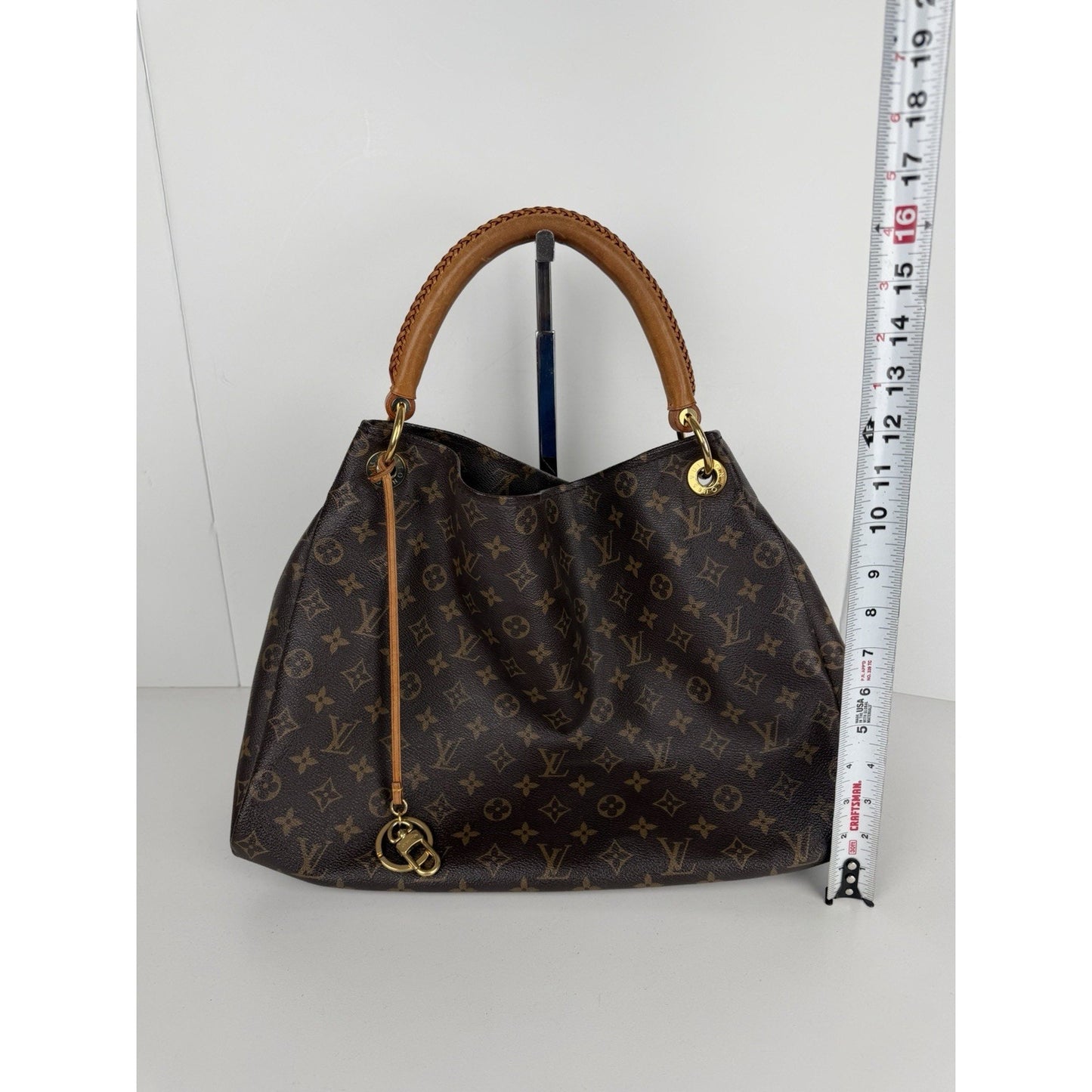Louis Vuitton Artsy Shoulder Bag MM in Brown LV Monogram Coated Canvas 2011 d-S