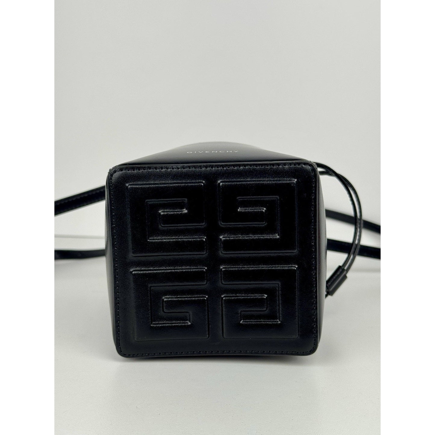 Givenchy Antigona Stretch Mini Top Handle Bag Black Box Leather